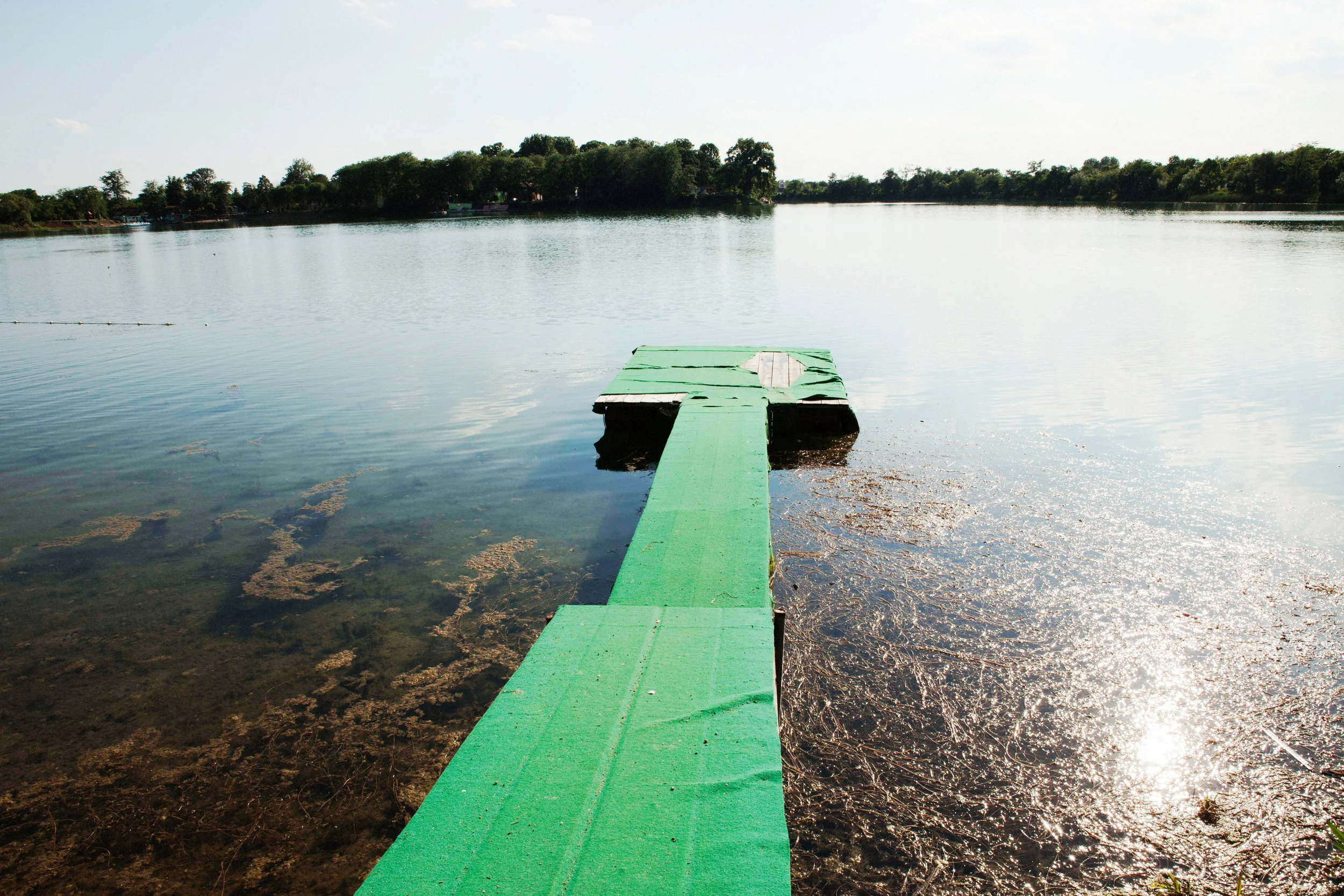 Lake close to the studios
