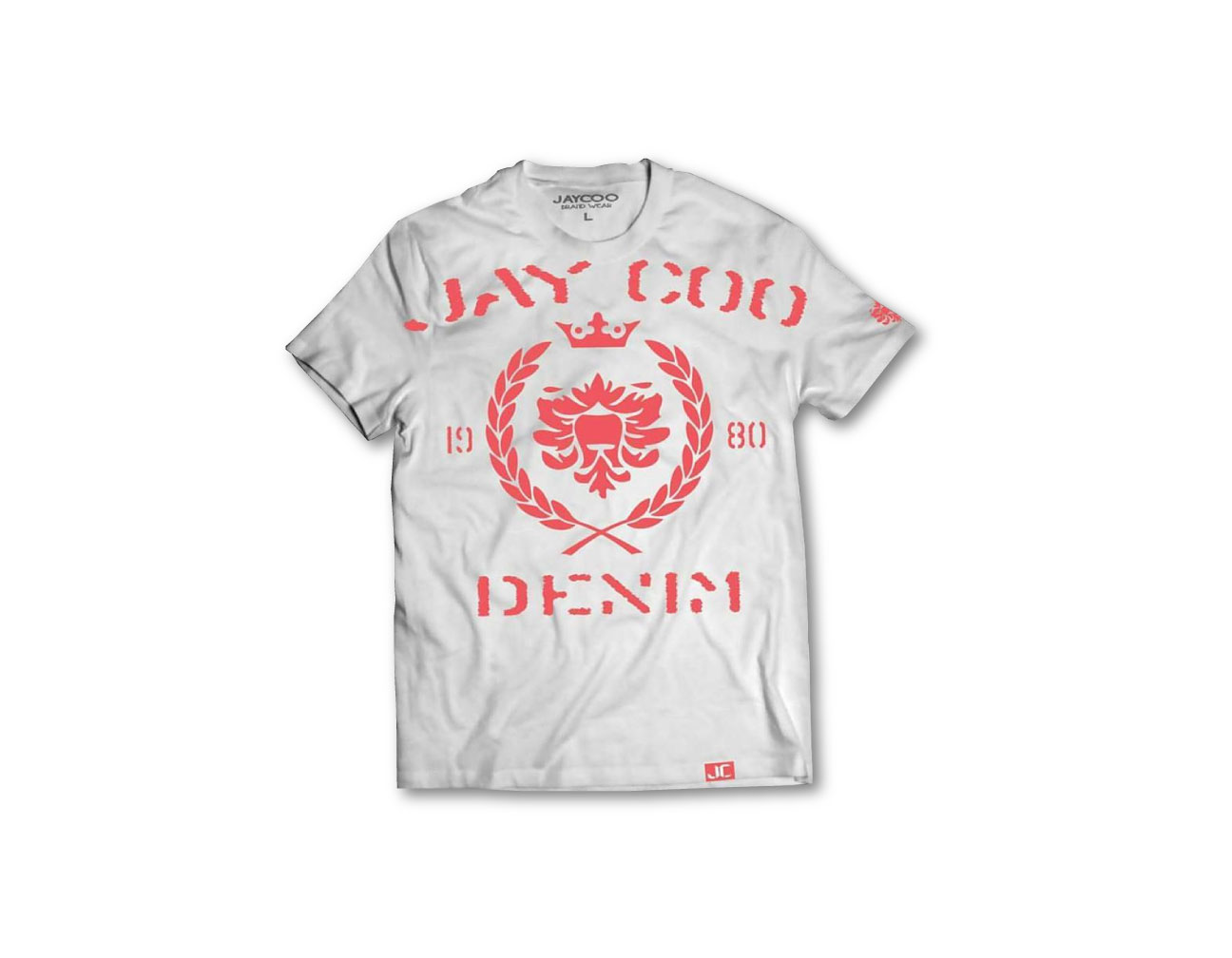 JAYCOO "Denim Salmon" T-Shirt 