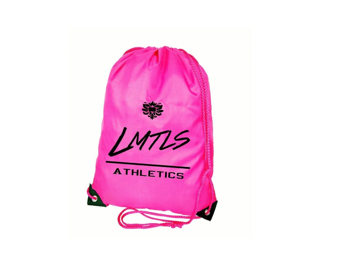 JAYCOO "LMTLS ATHLETICS" Drawstring Bag PINK