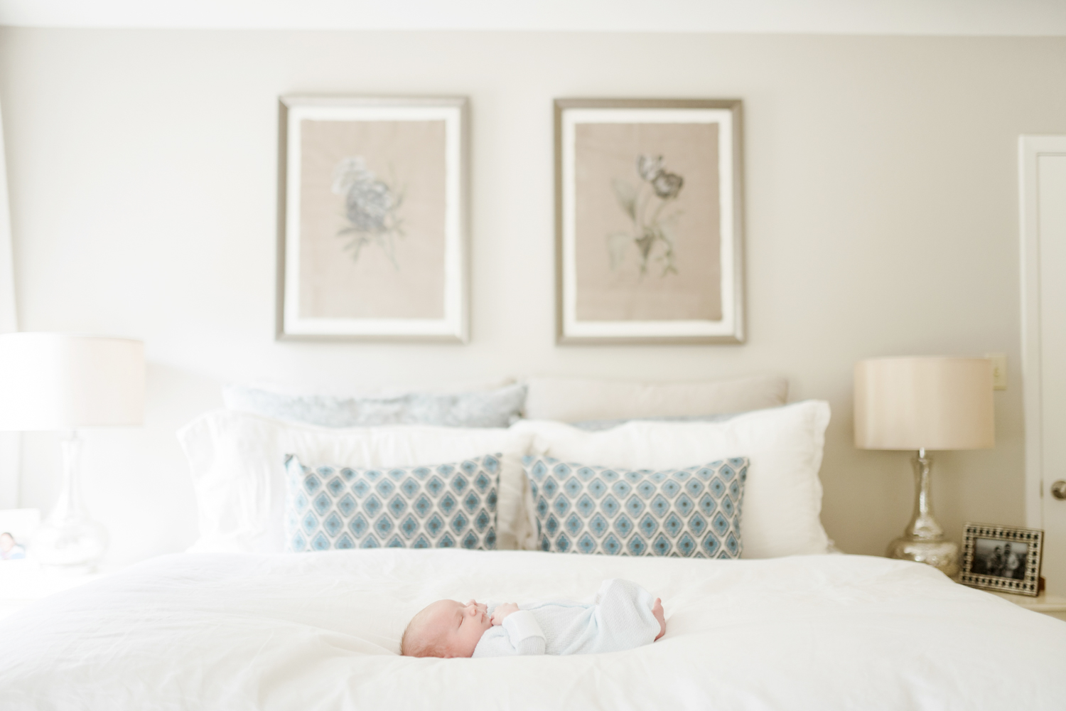 light and airy newborn session in austin texas