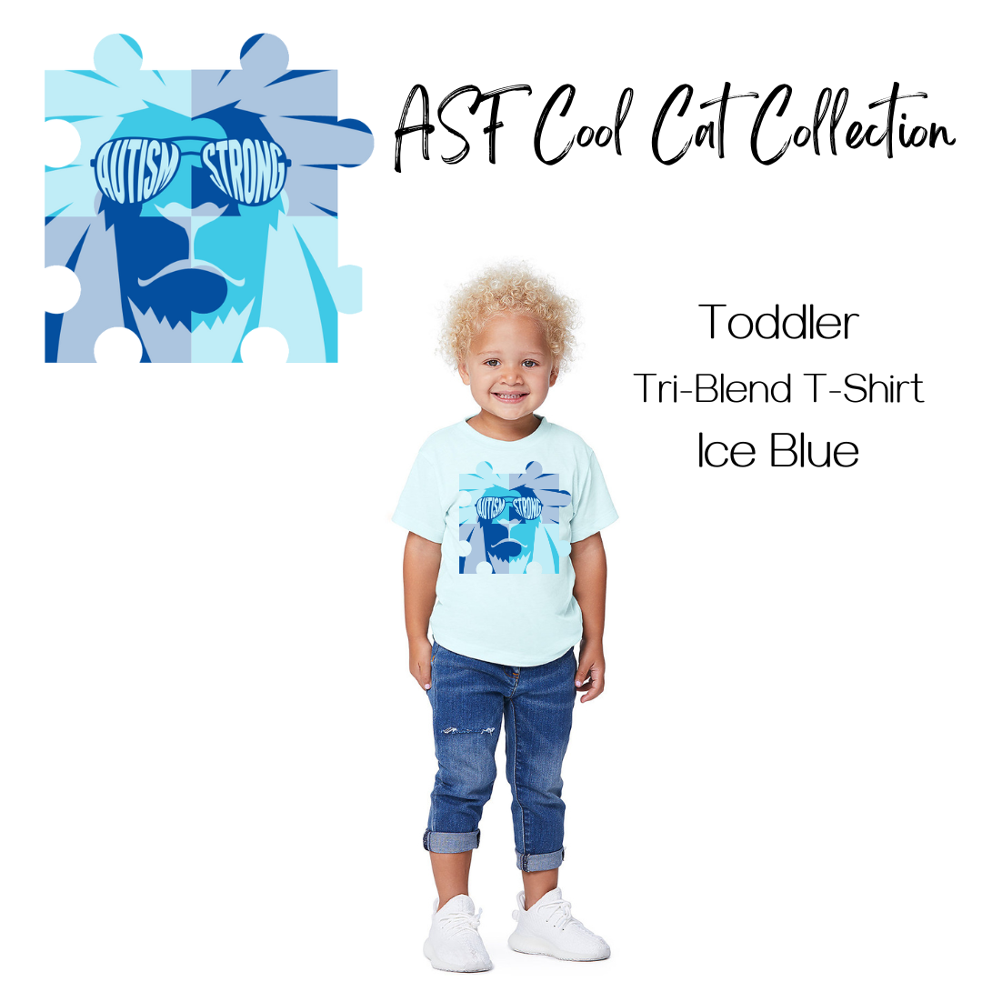 Cool Cat Collection: Toddler T-Shirt (Tri-Blend)