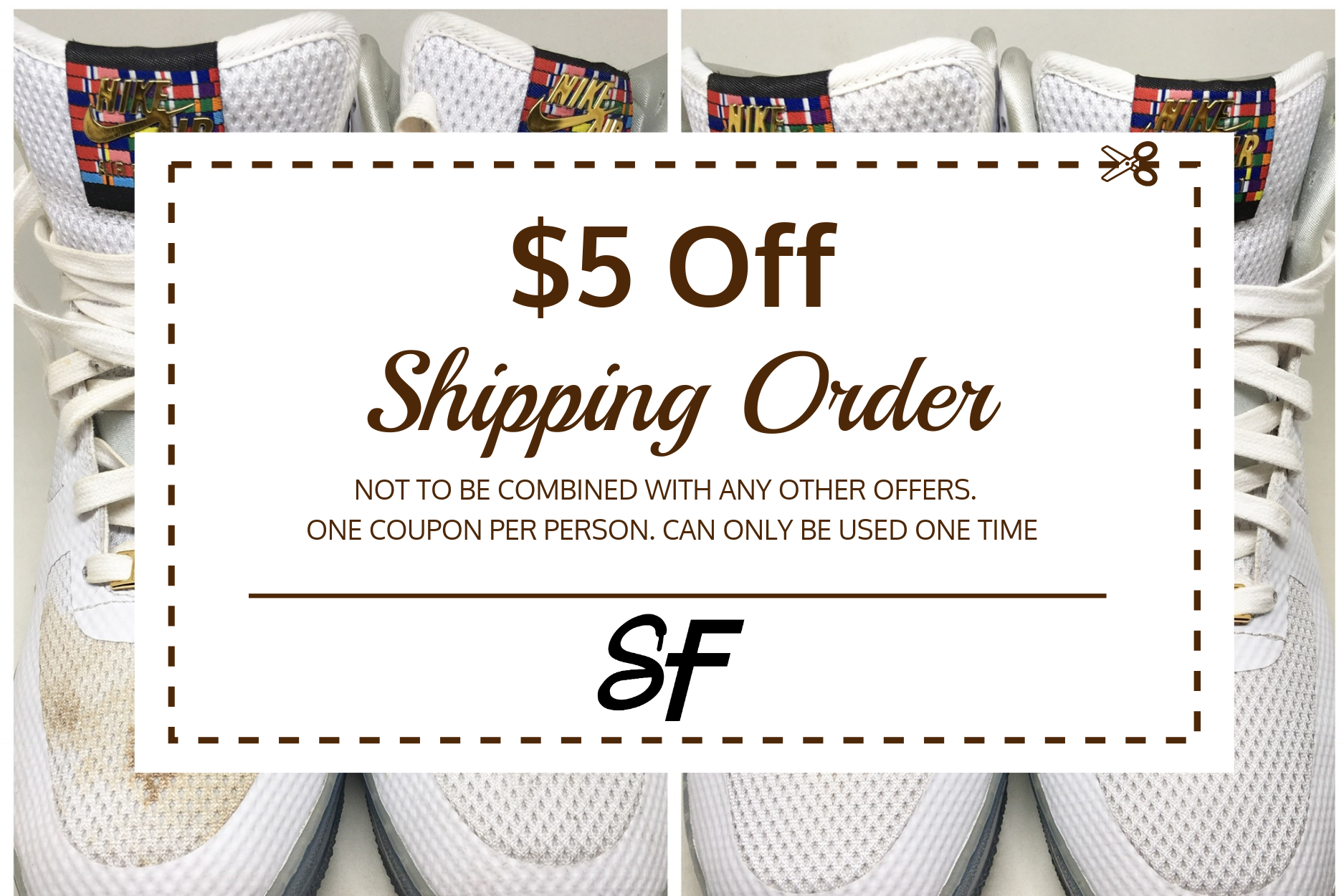 Please mention this promotion in the message section when completing the shipping form to get $5 Off your shipping price.
