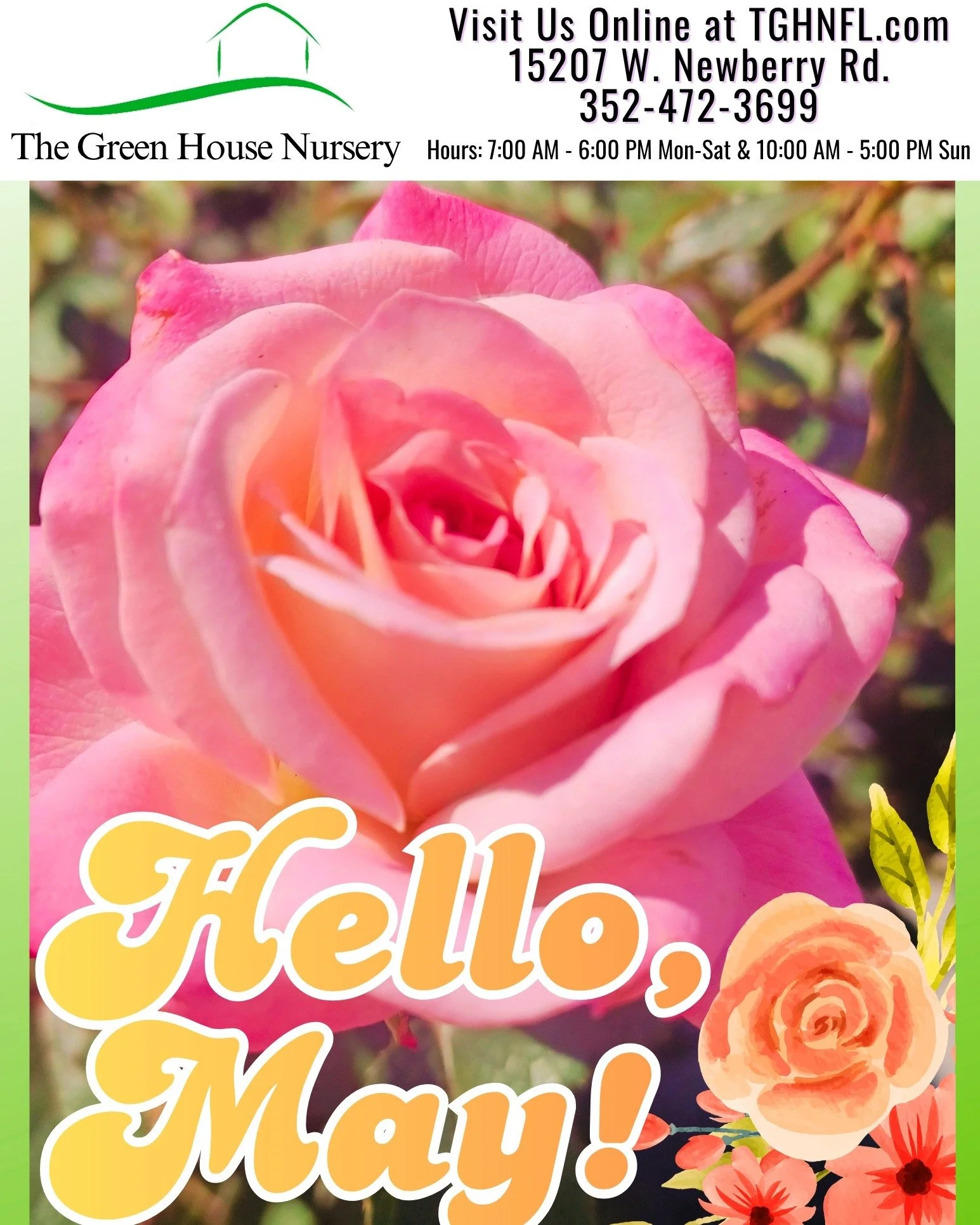 Happy May everyone!~ 
#springishere #thegreenhousenursery #gardening #newberryfl #gainesville #May2026 #spring #plants #gardeninspiration