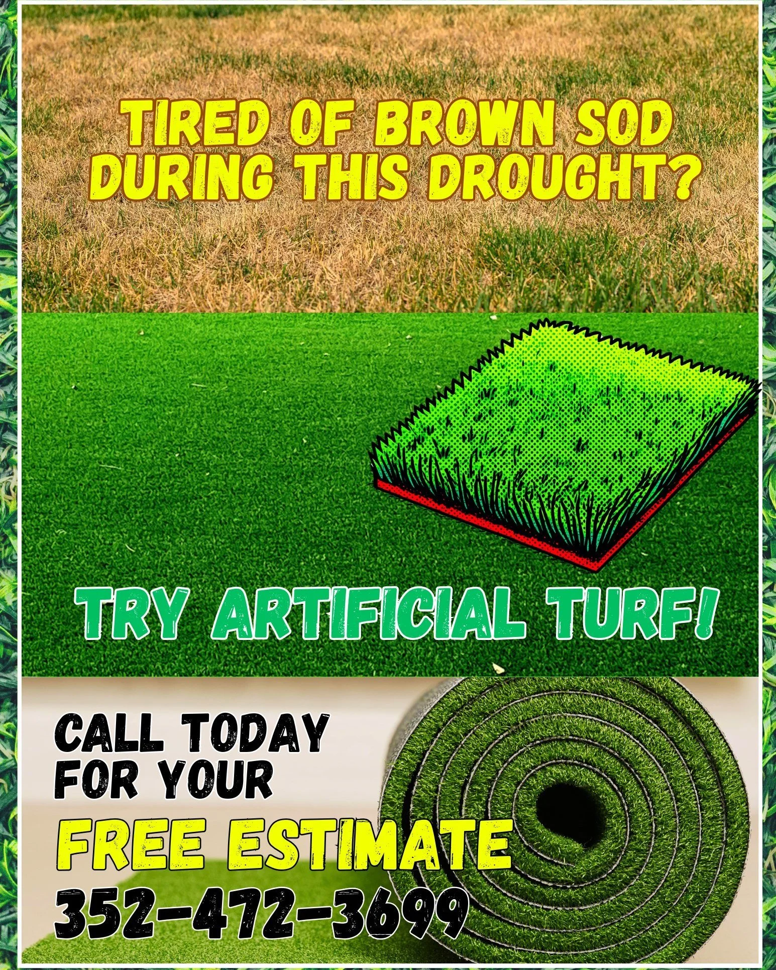 #springishere #thegreenhousenursery #gardening #newberryfl #gainesville #June2026 #spring #summervibes  #artificialturf #artificialturfinstallation #artificialgrass