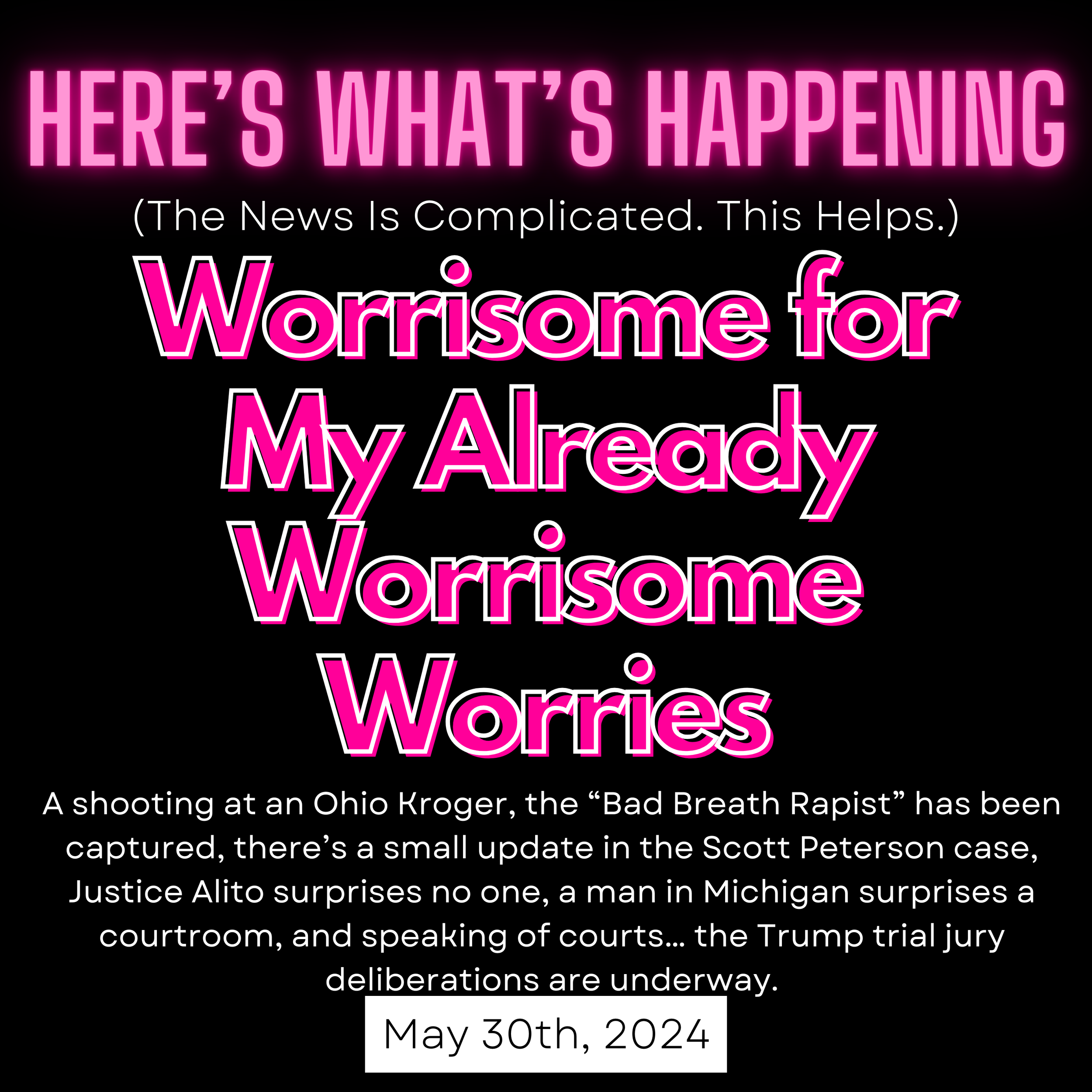 Worrisome for My Already Worrisome Worries