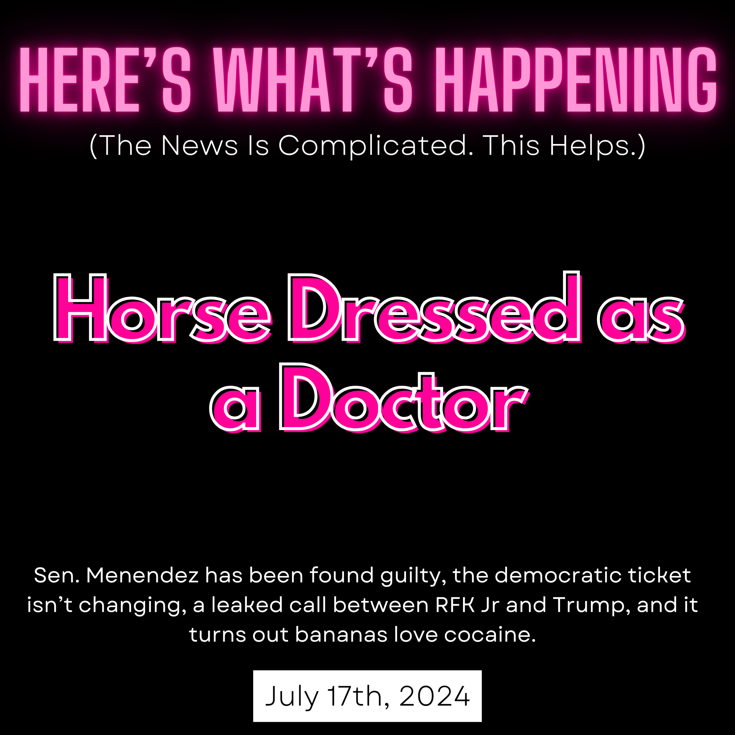 Horse Dressed as a Doctor