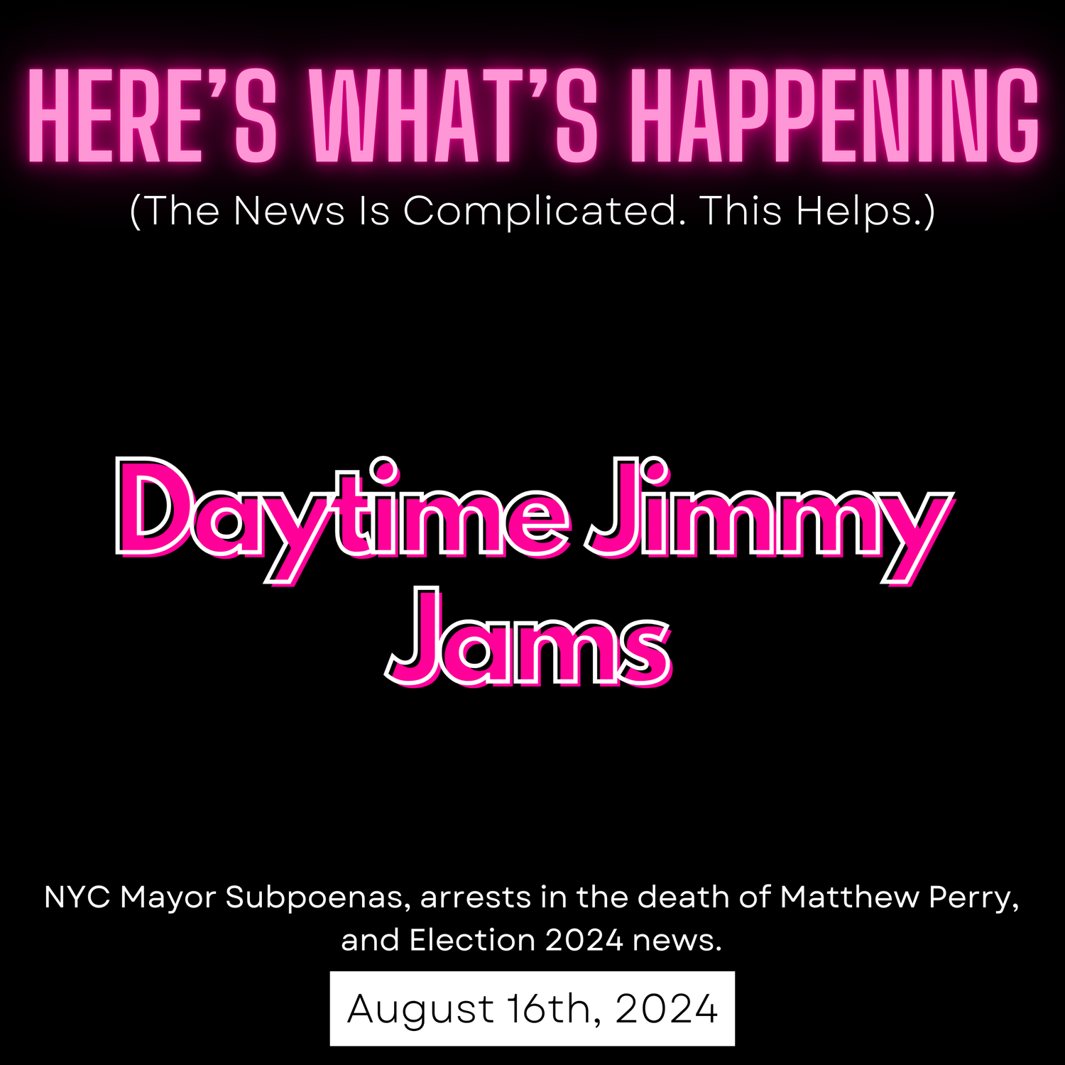 Daytime Jimmy Jams episode artwork