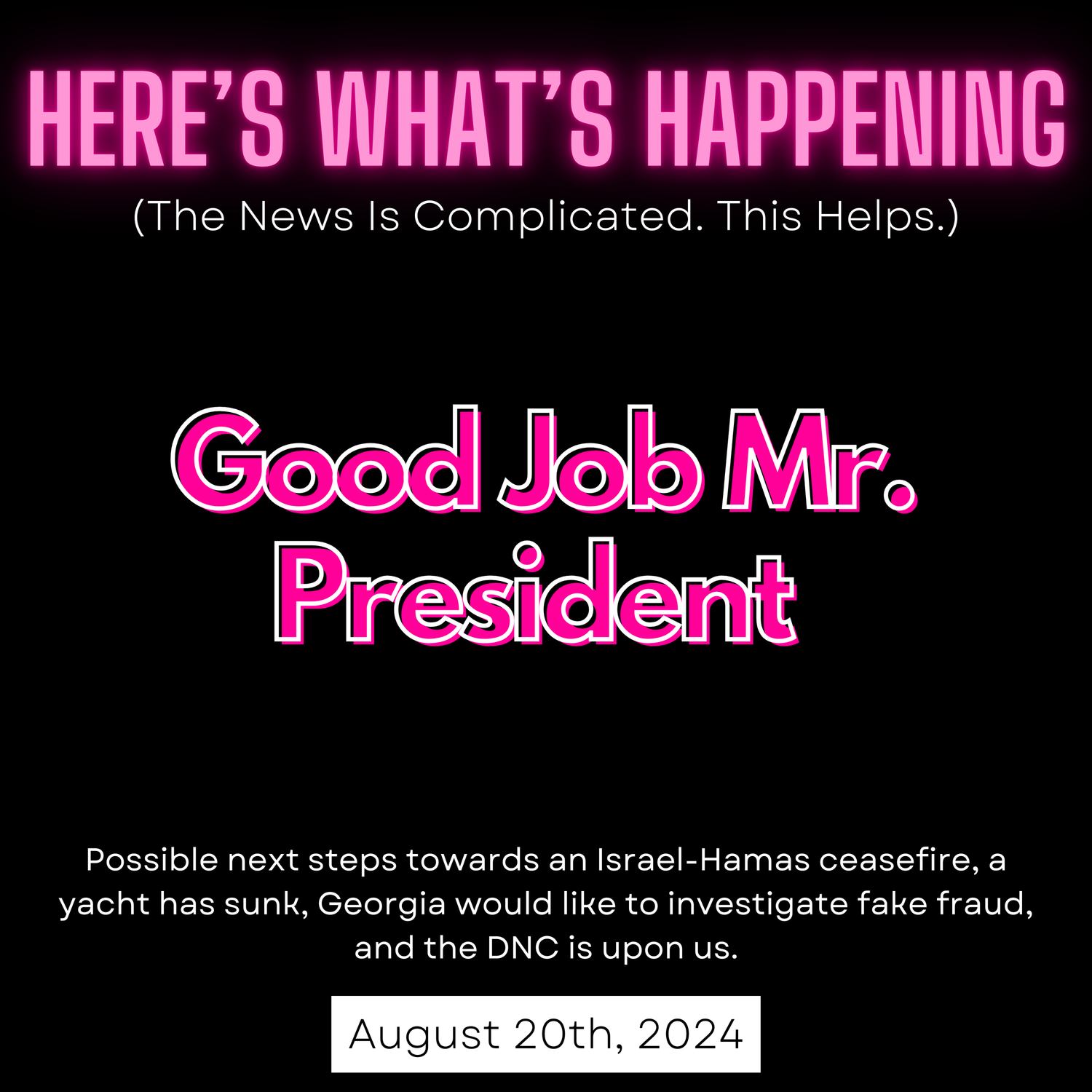 Good Job Mr. President episode artwork