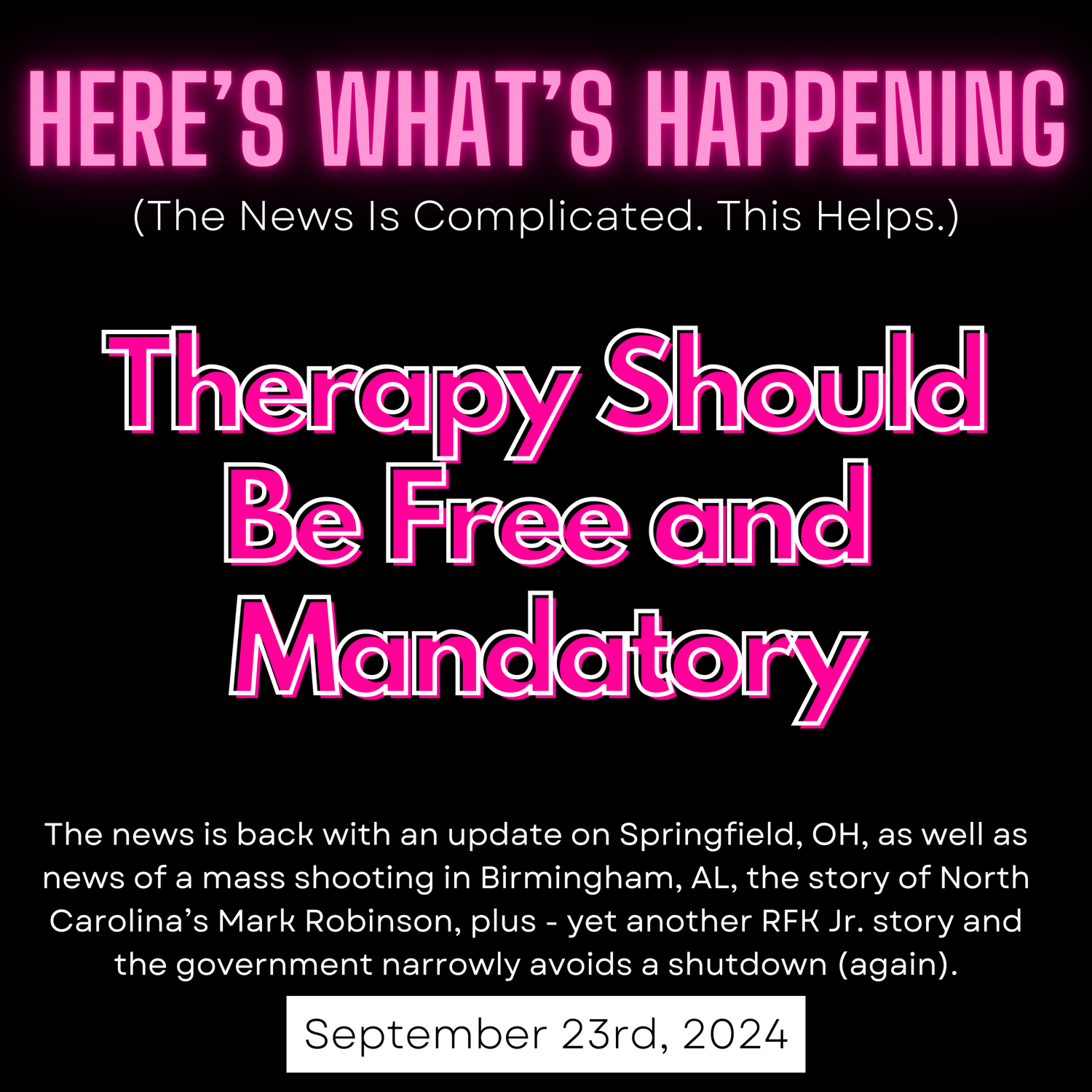 Therapy Should Be Free and Mandatory episode artwork
