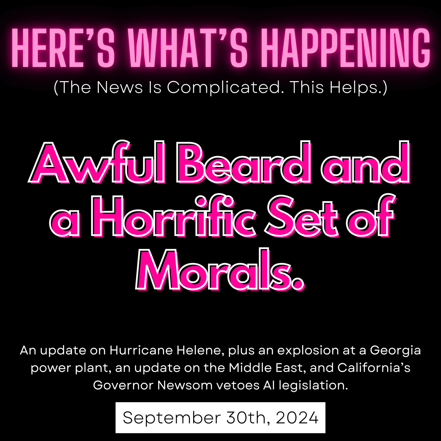 Awful Beard and a Horrific Set of Morals episode artwork