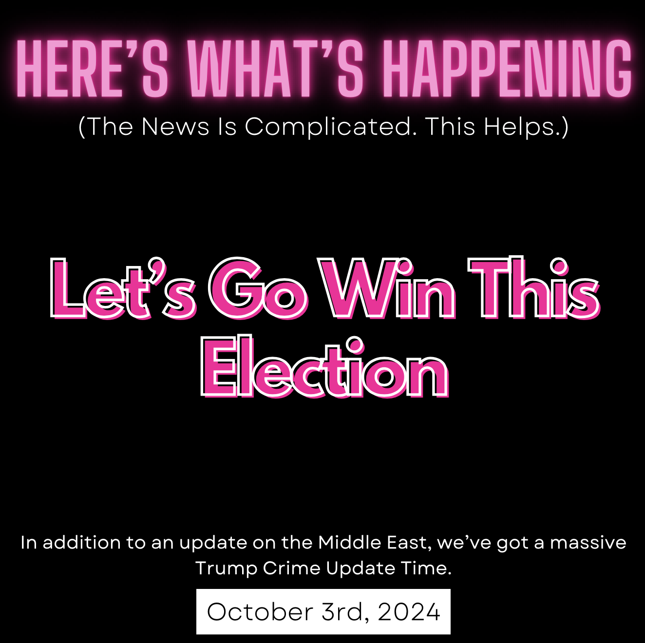 Let’s Go Win This Election episode artwork