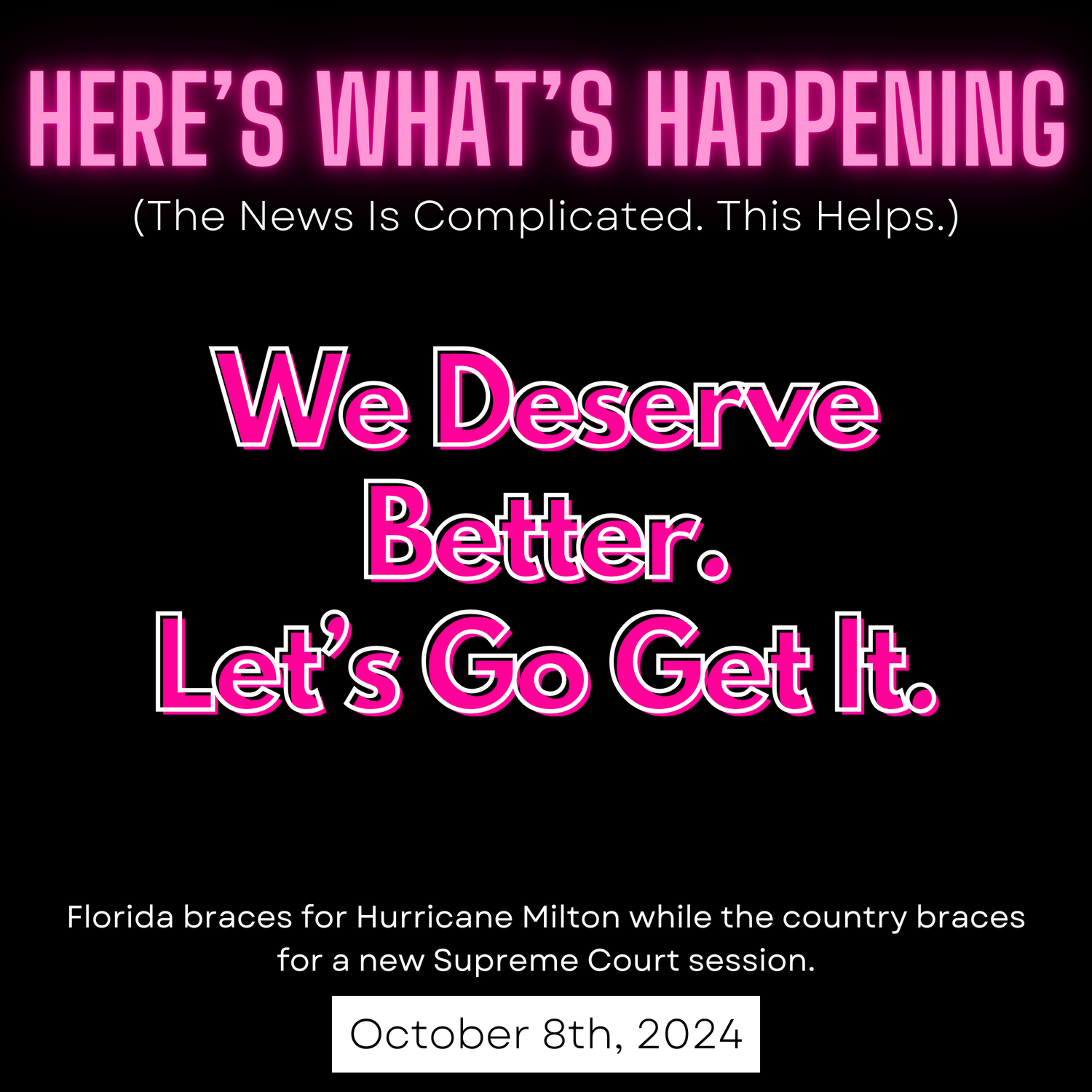 We Deserve Better. Let’s Go Get It. episode artwork