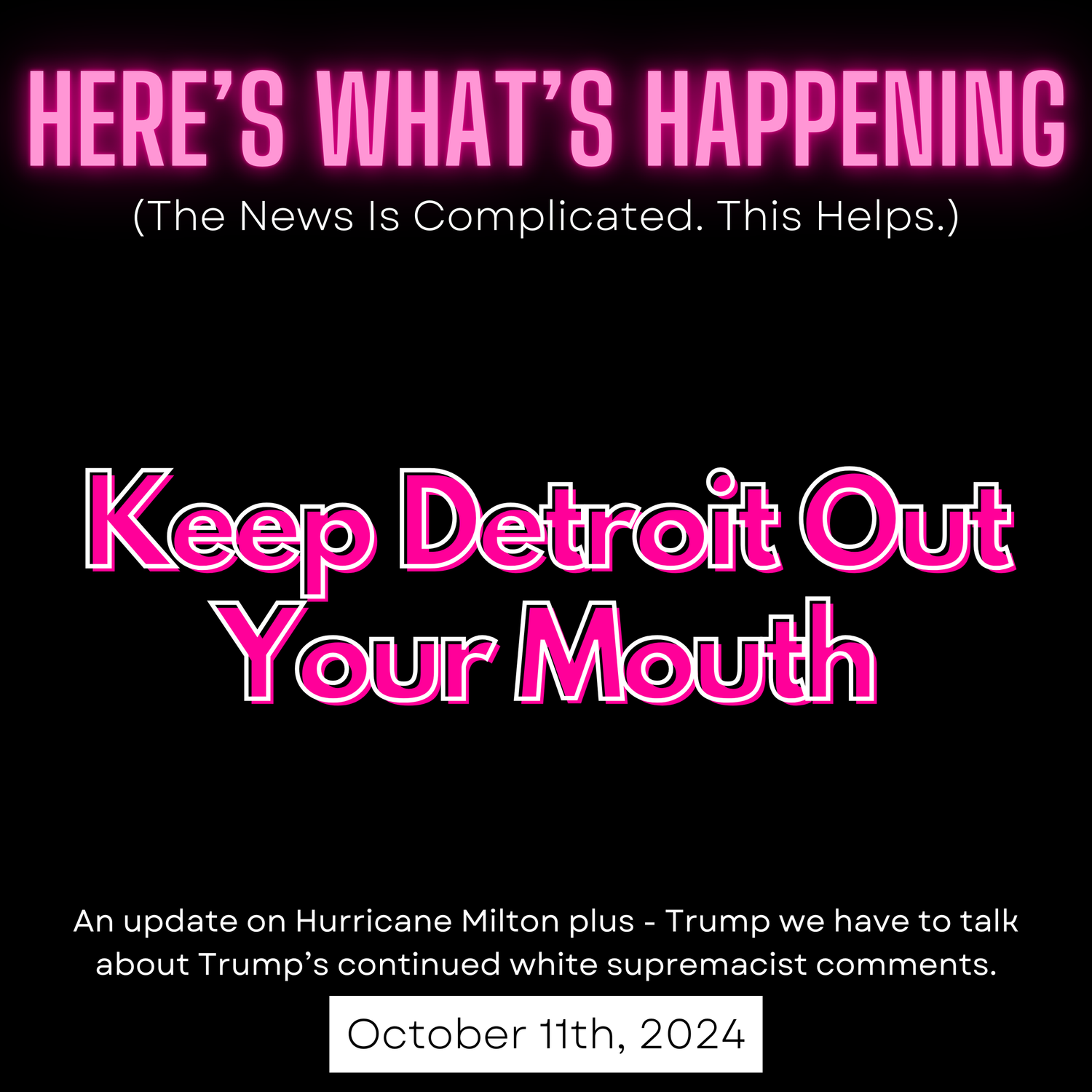 Keep Detroit Out Your Mouth episode artwork
