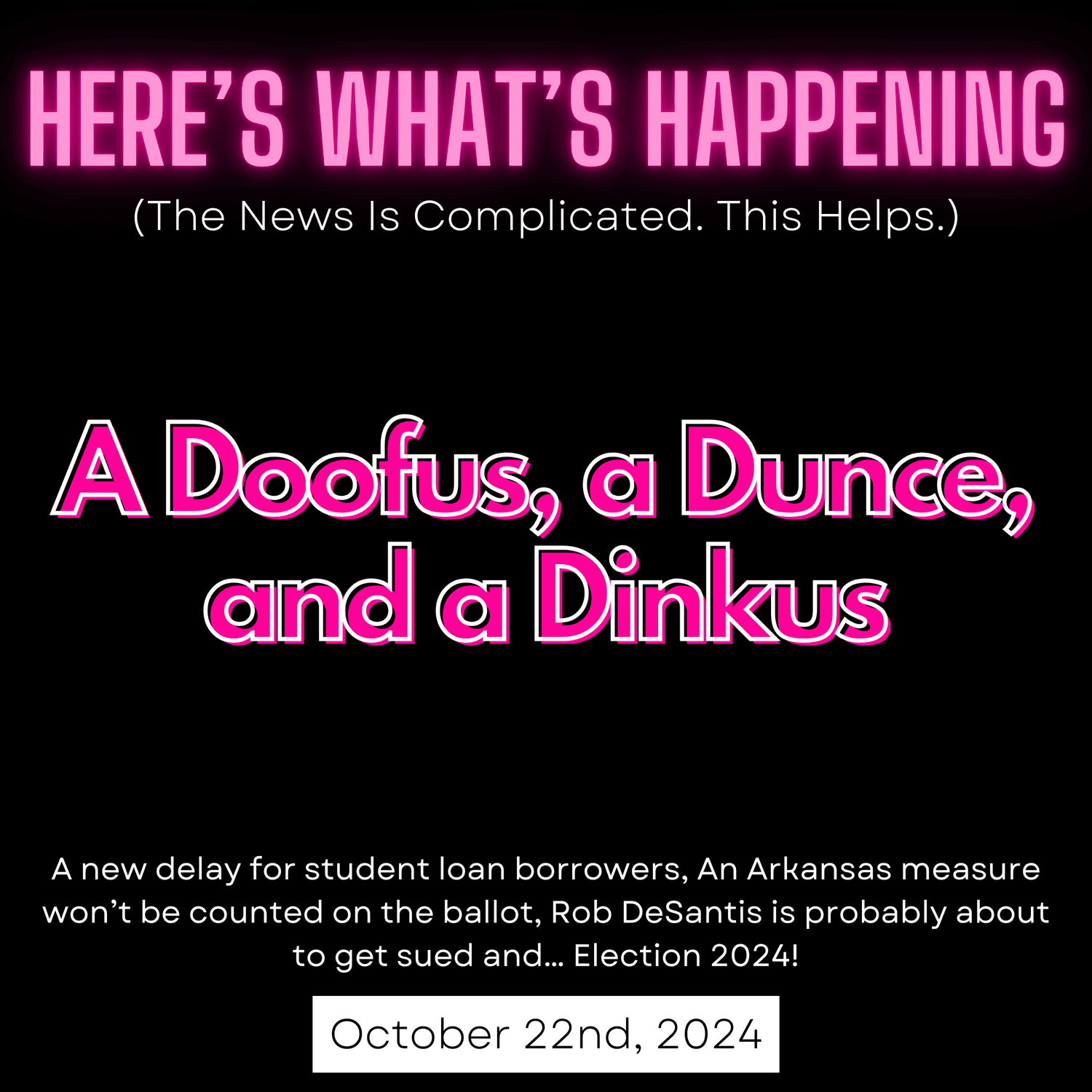 A Doofus, a Dunce, and a Dinkus episode artwork