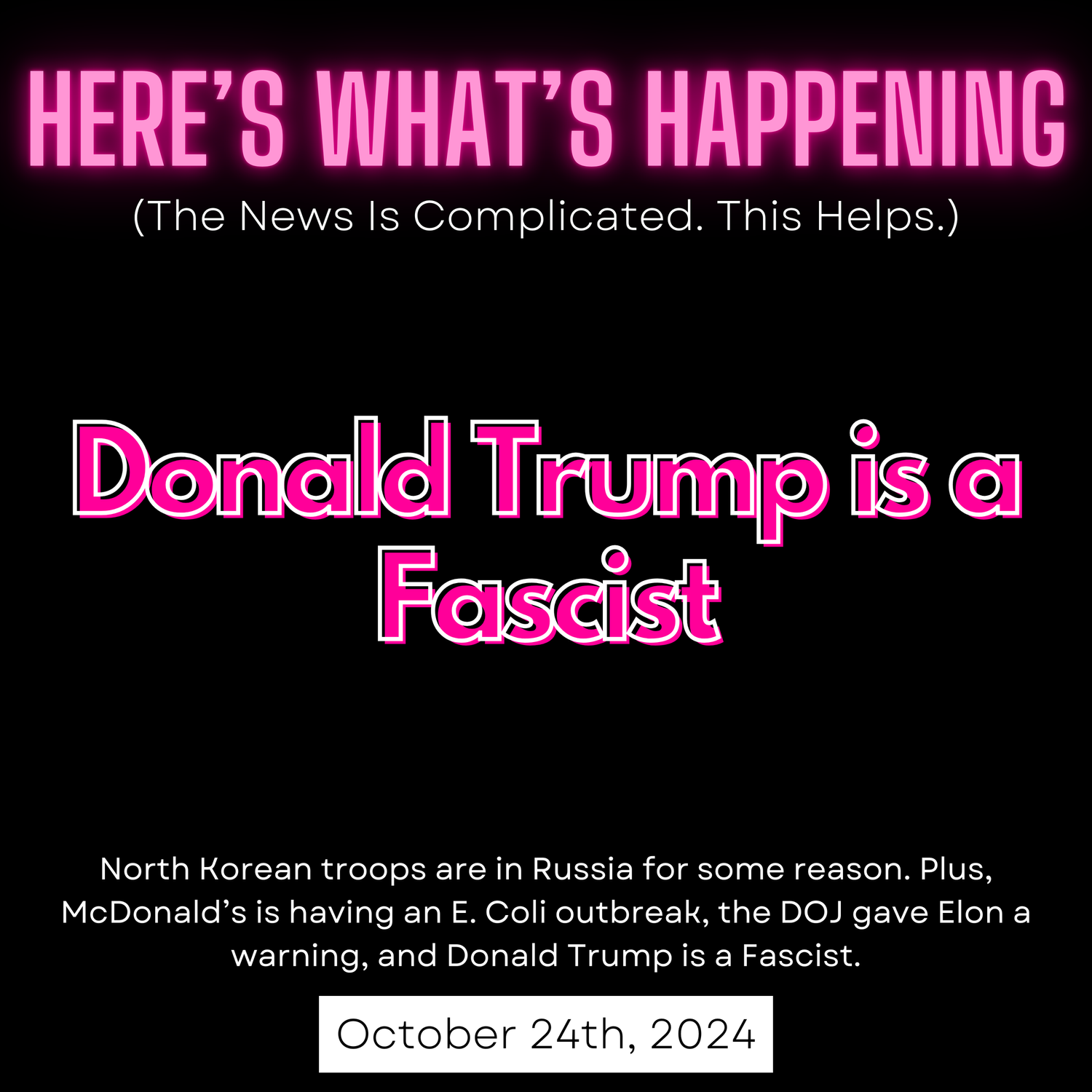 Donald Trump is a Fascist episode artwork