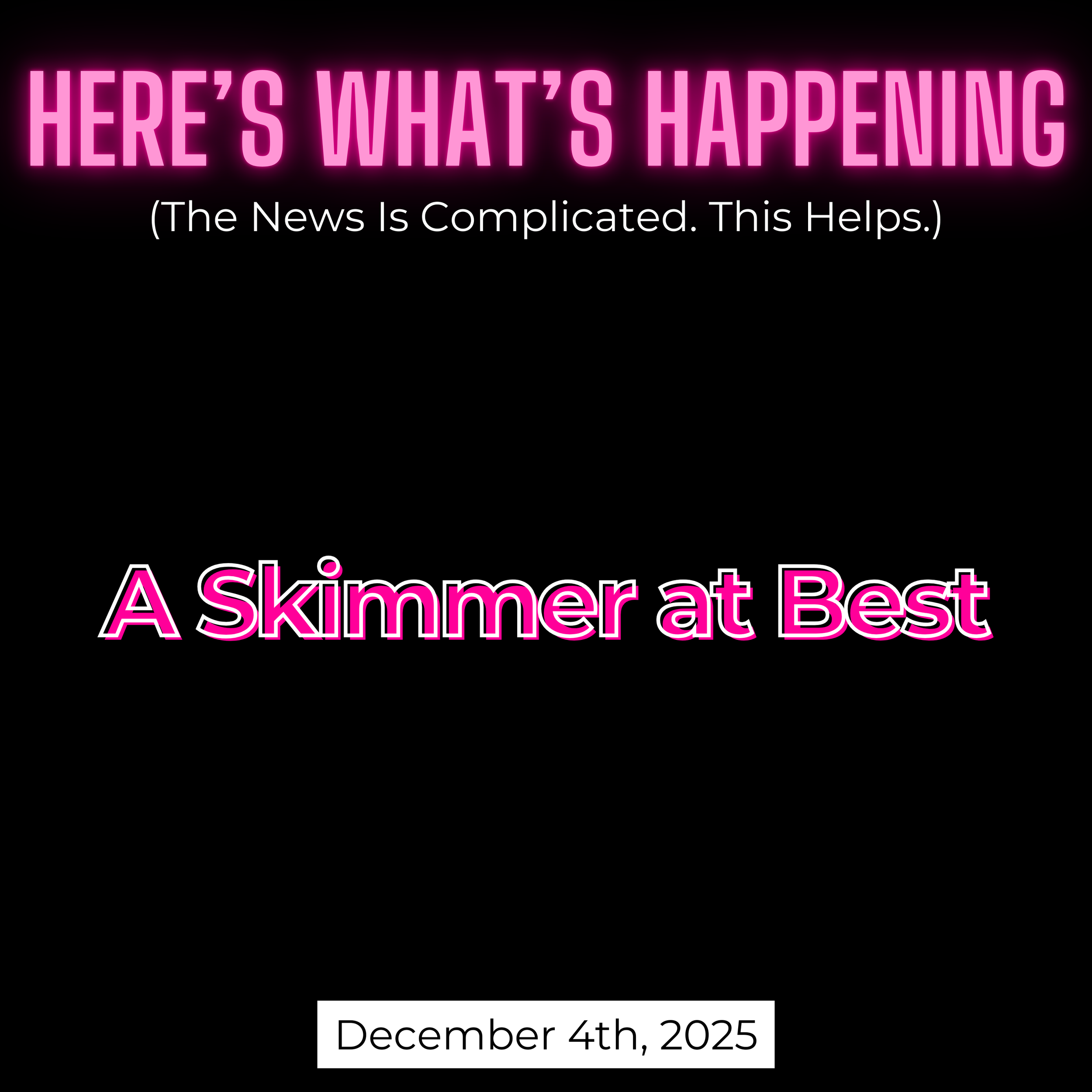 A Skimmer at Best