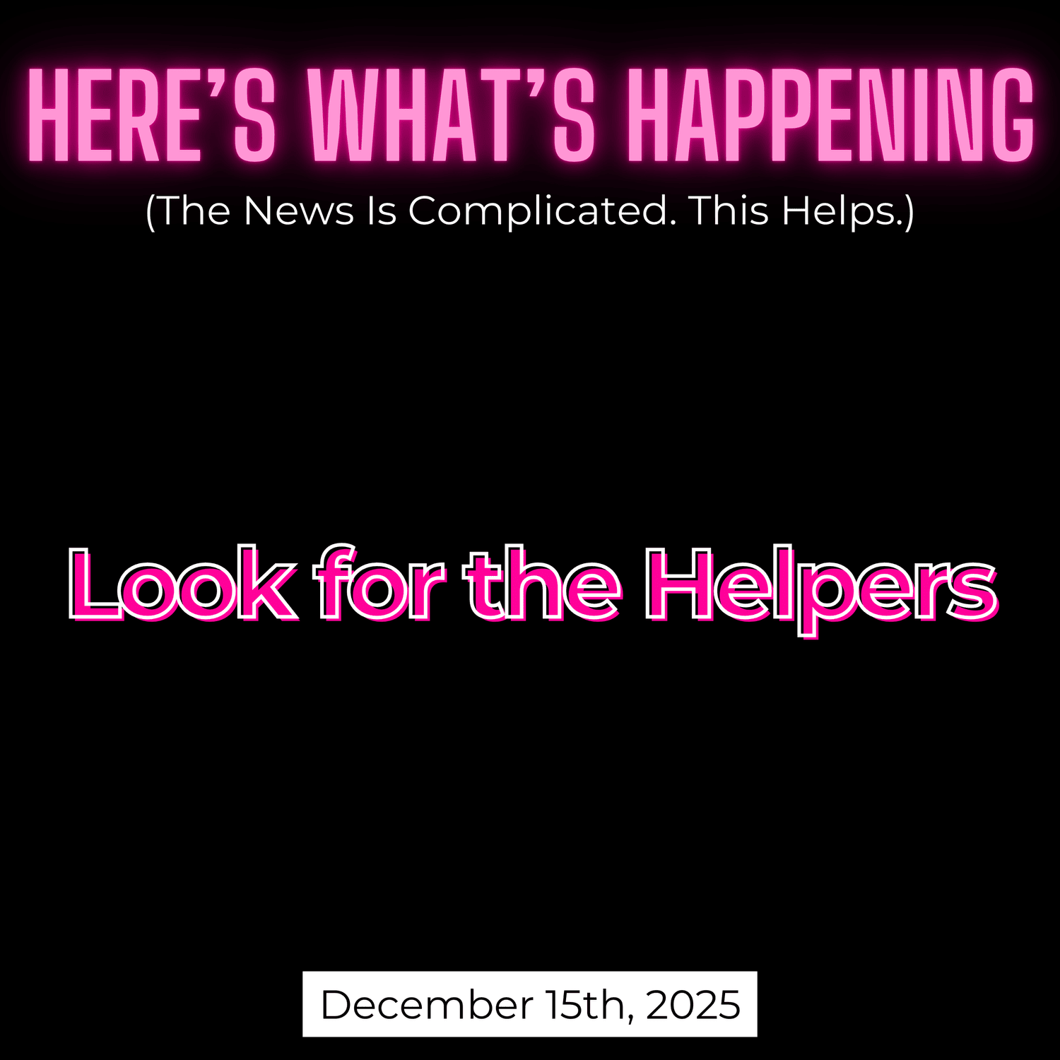 Look for the Helpers episode artwork