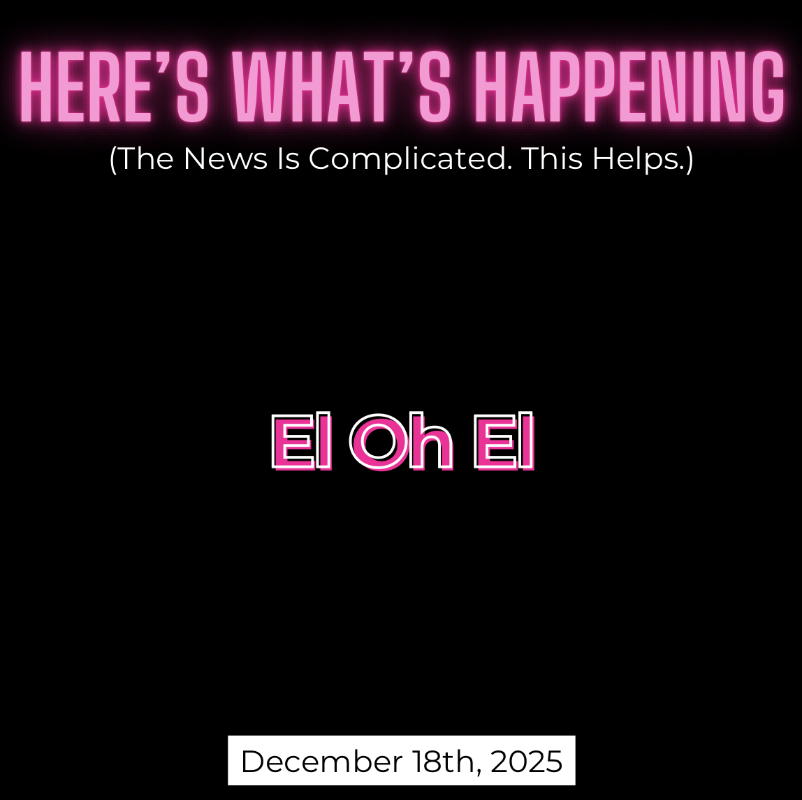 El Oh El episode artwork