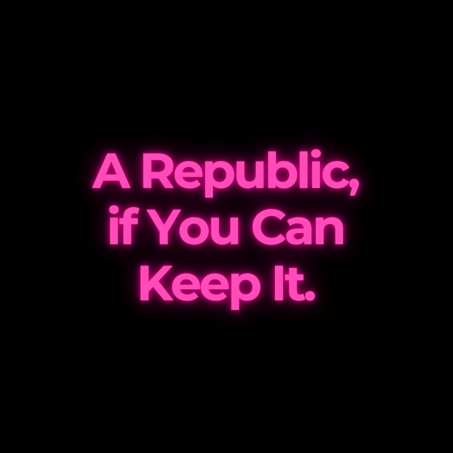 A Republic, if You Can Keep It episode artwork