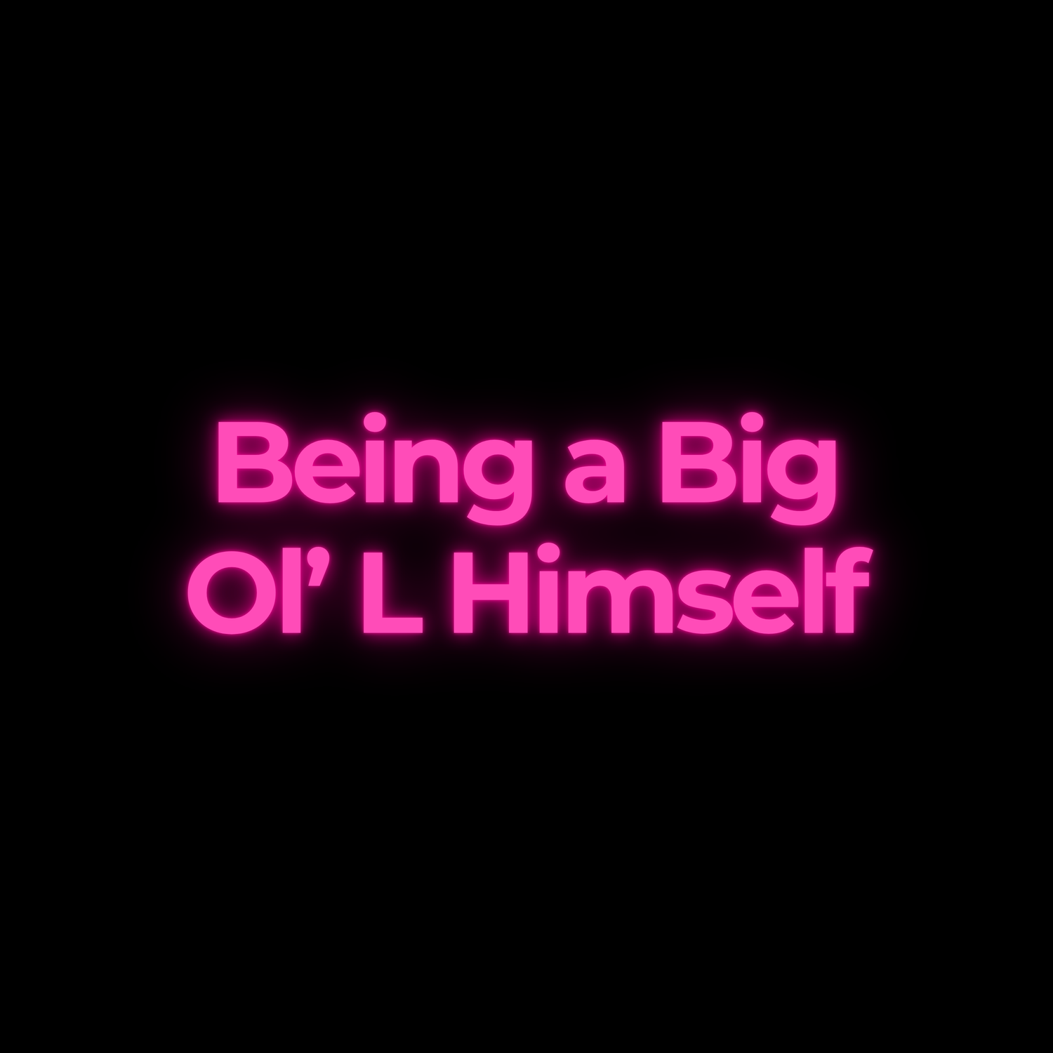 Being a Big Ol’ L Himself episode artwork