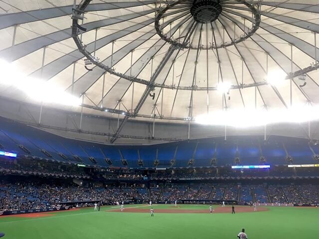 Who doesn&rsquo;t appreciate good lighting? The Trop just got better. #tampabayrays