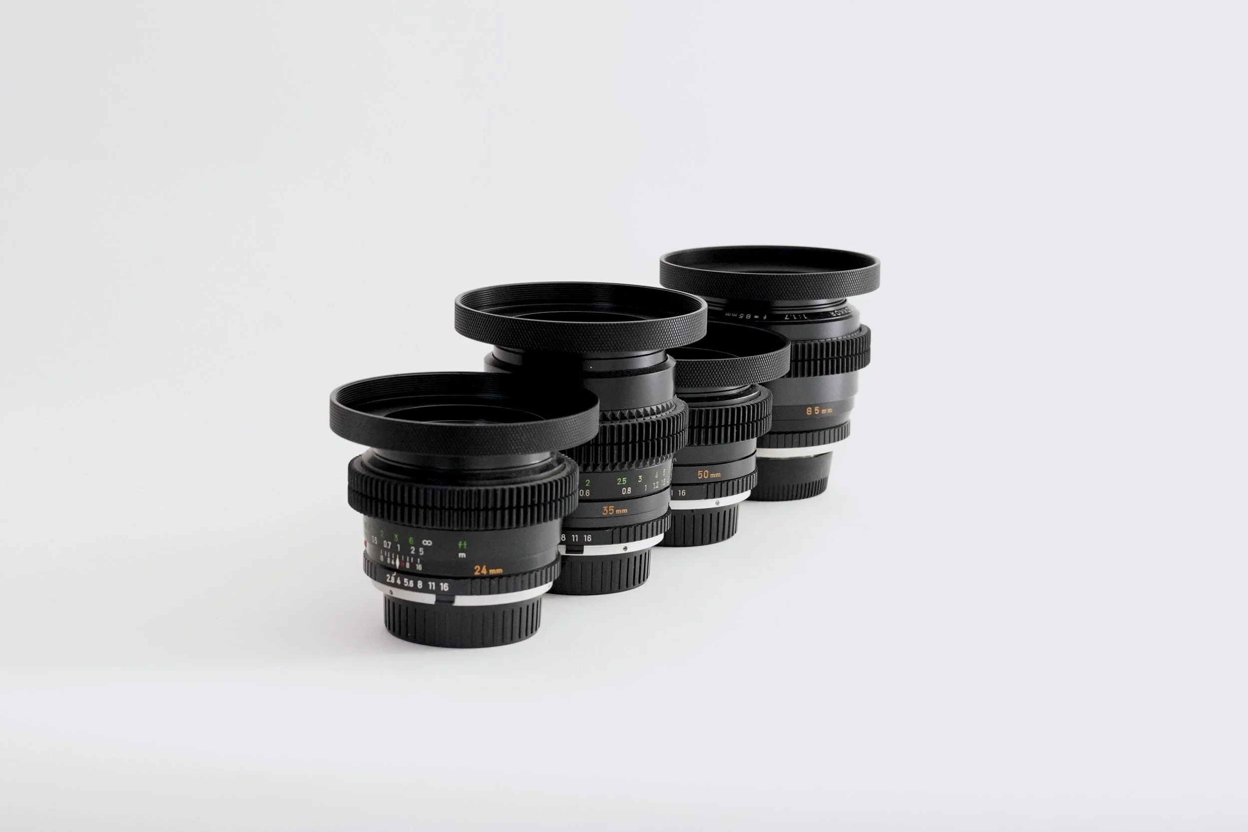 Minolta Rokkor vintage primes