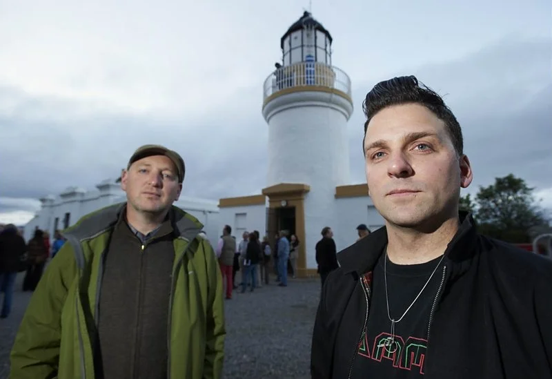 Artists Stephen Hurrel (left) & Mark Lyken (right)