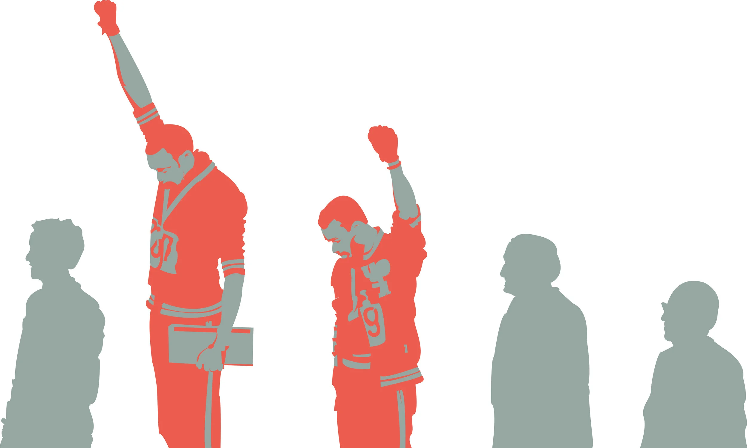 One of 13 illustrations for Banner Moments