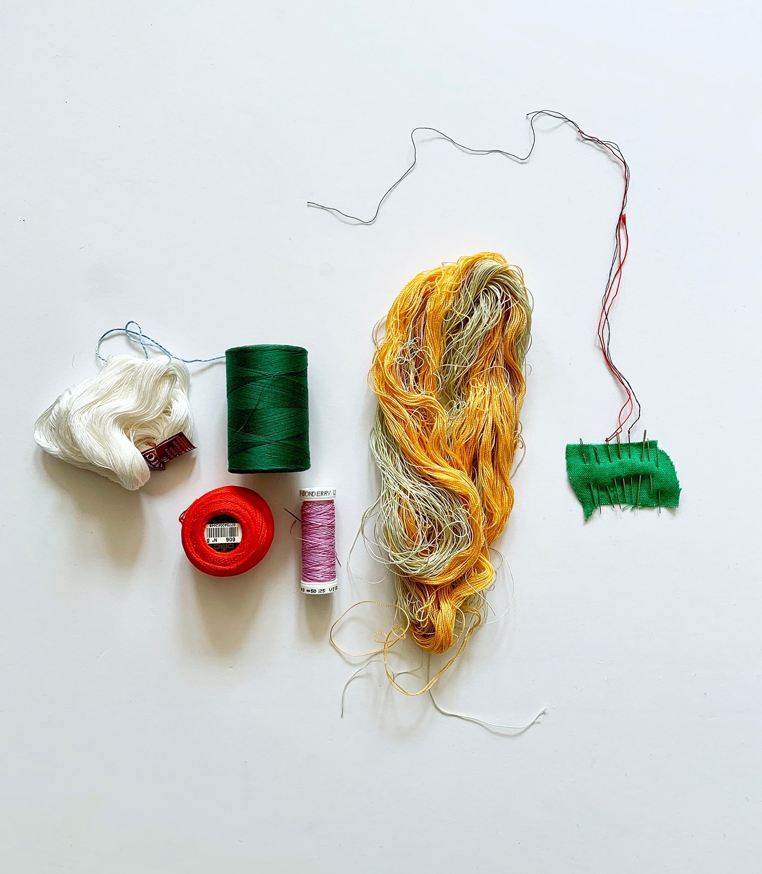 Thread and needles for hand quilting — Grace Rother