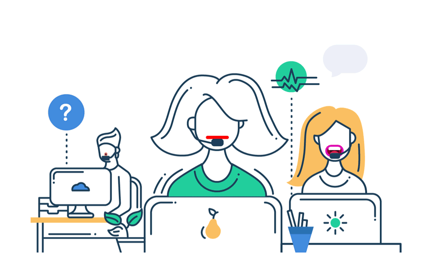 Customer Call Center Animation