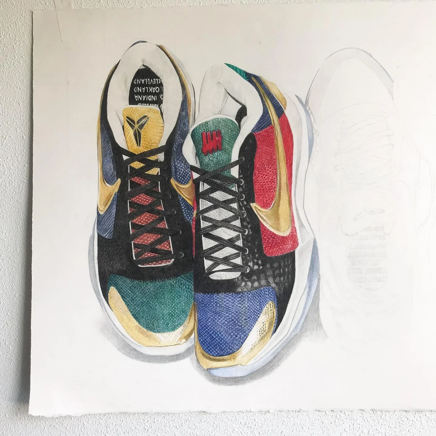 I took a little break to focus on moving this past week but I can finally say I&rsquo;m done! ... with these pair of shoes. Now, on to the next pair.
.
.
.
.
.
.
#kobebryant #whatifpack #sneakerhead #ballislife #basketball #nba #lakers #kobe #realism