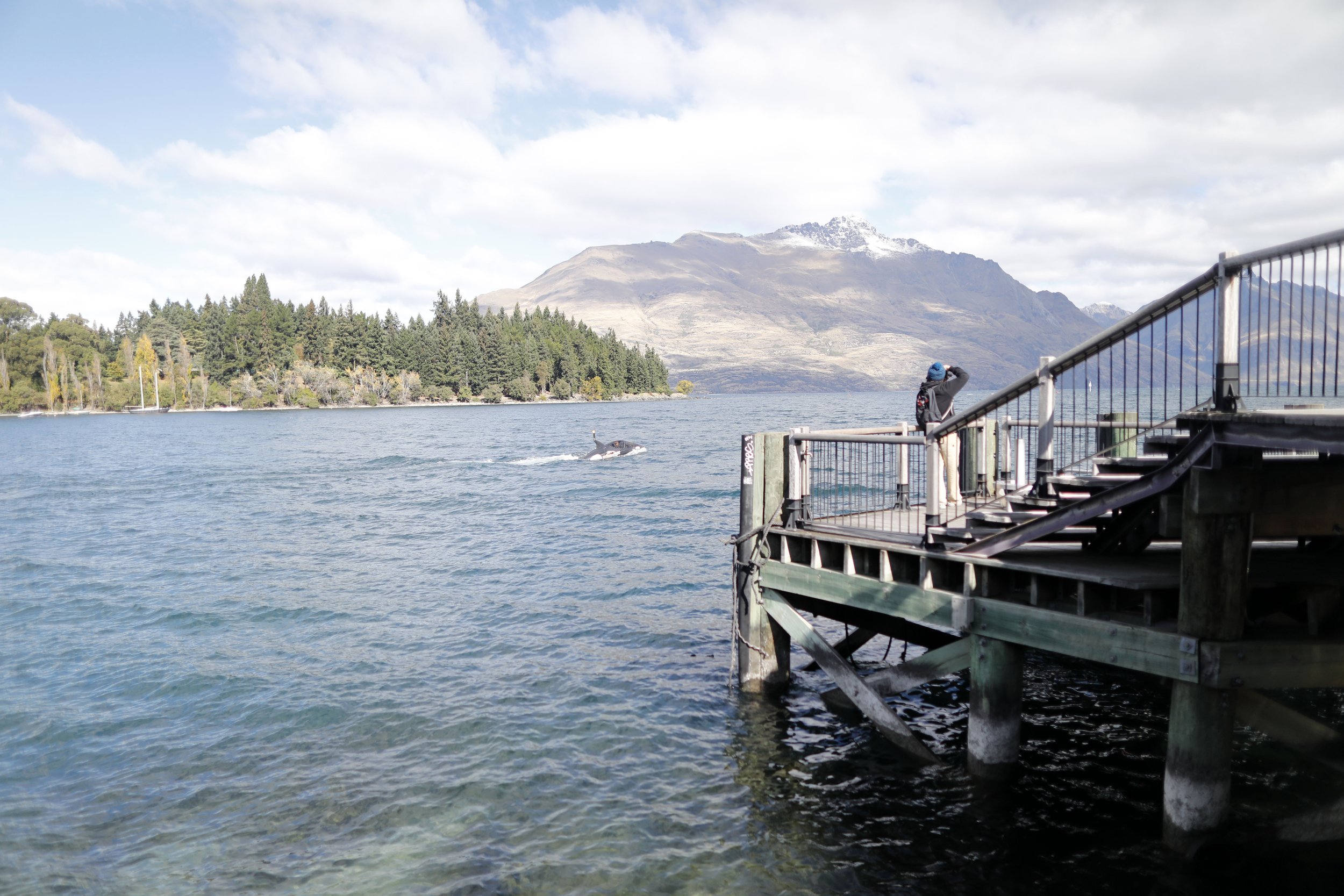Lake Wakatipu in Queenstown, New Zealand's South Island