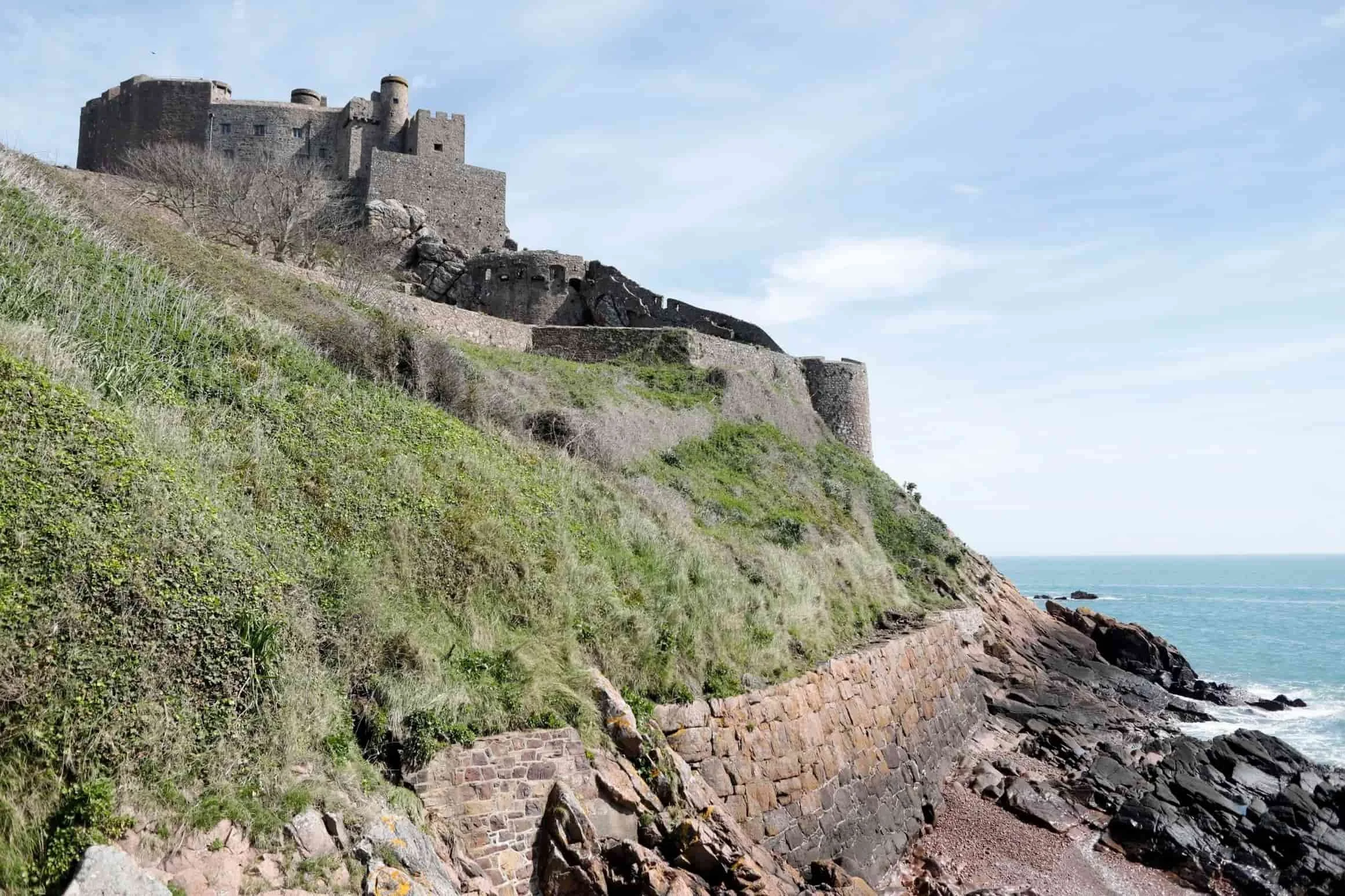 British Channel Island of Jersey, Gorey Castle