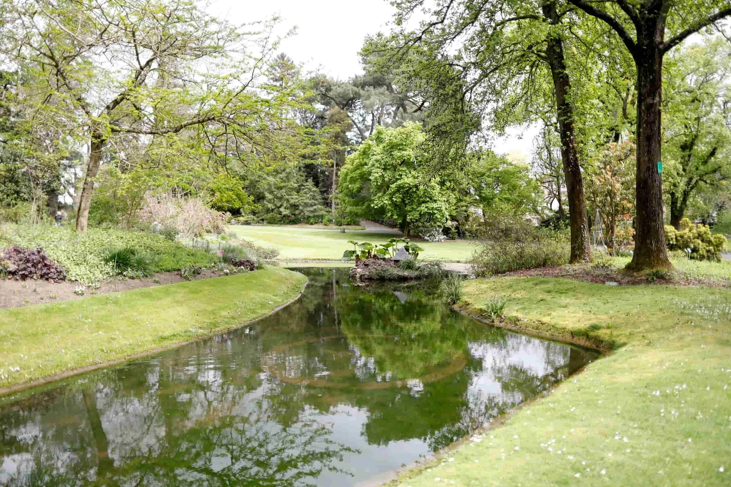 Botanical Gardens of Jardin des Plantes in Nantes, France