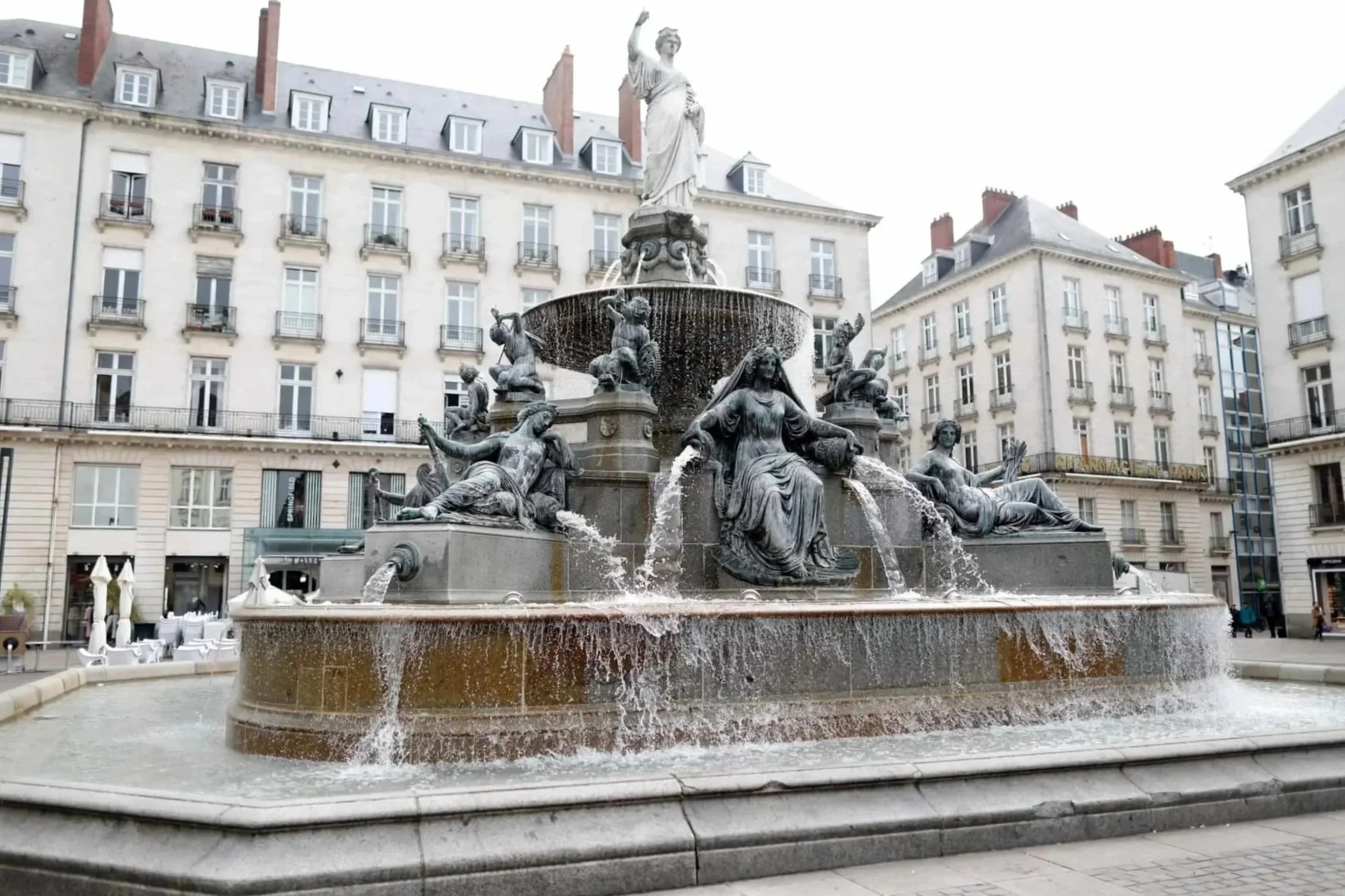 Fontaine de la Loire in Nantes, France