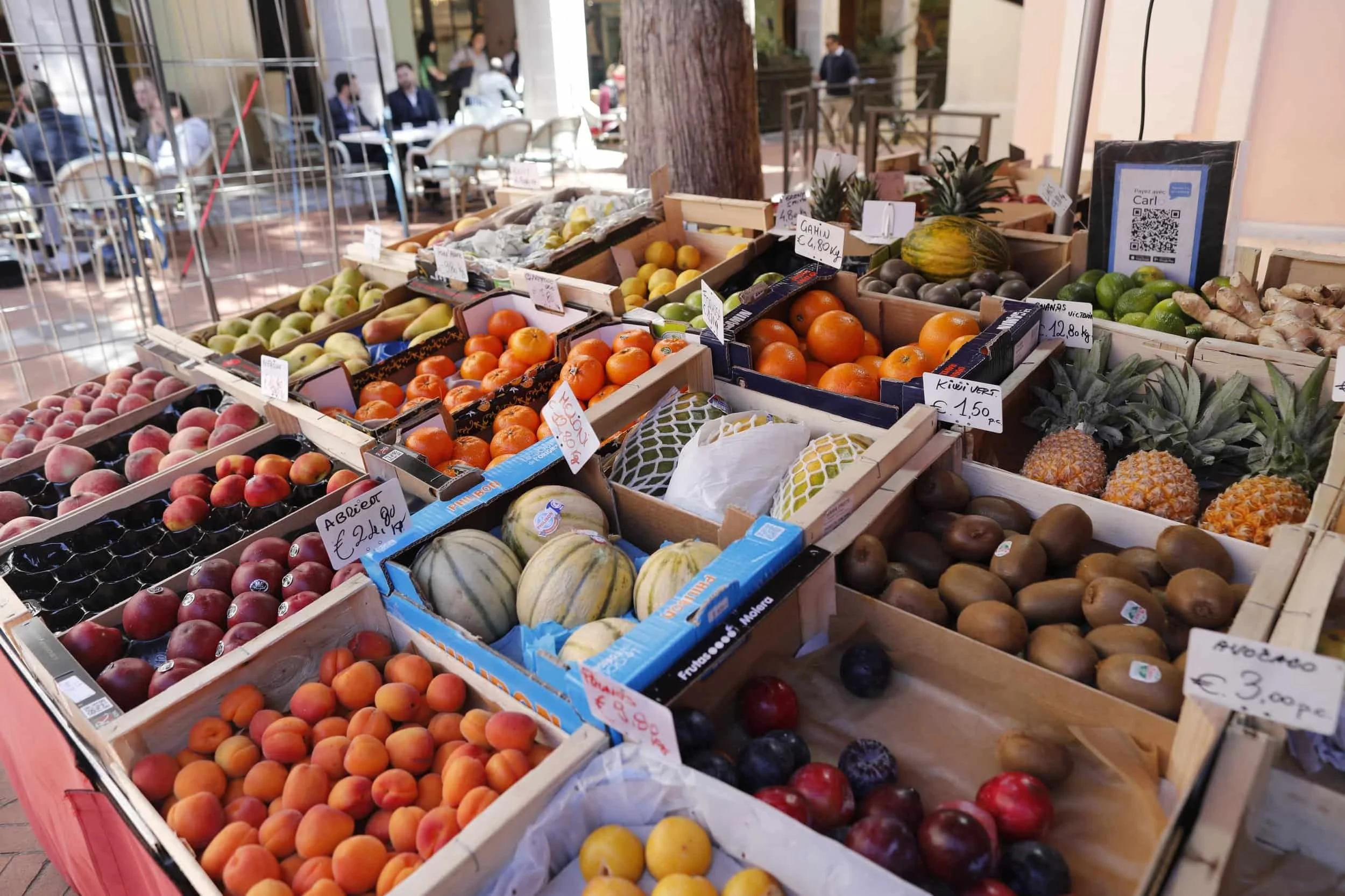 Fruit market in Monaco