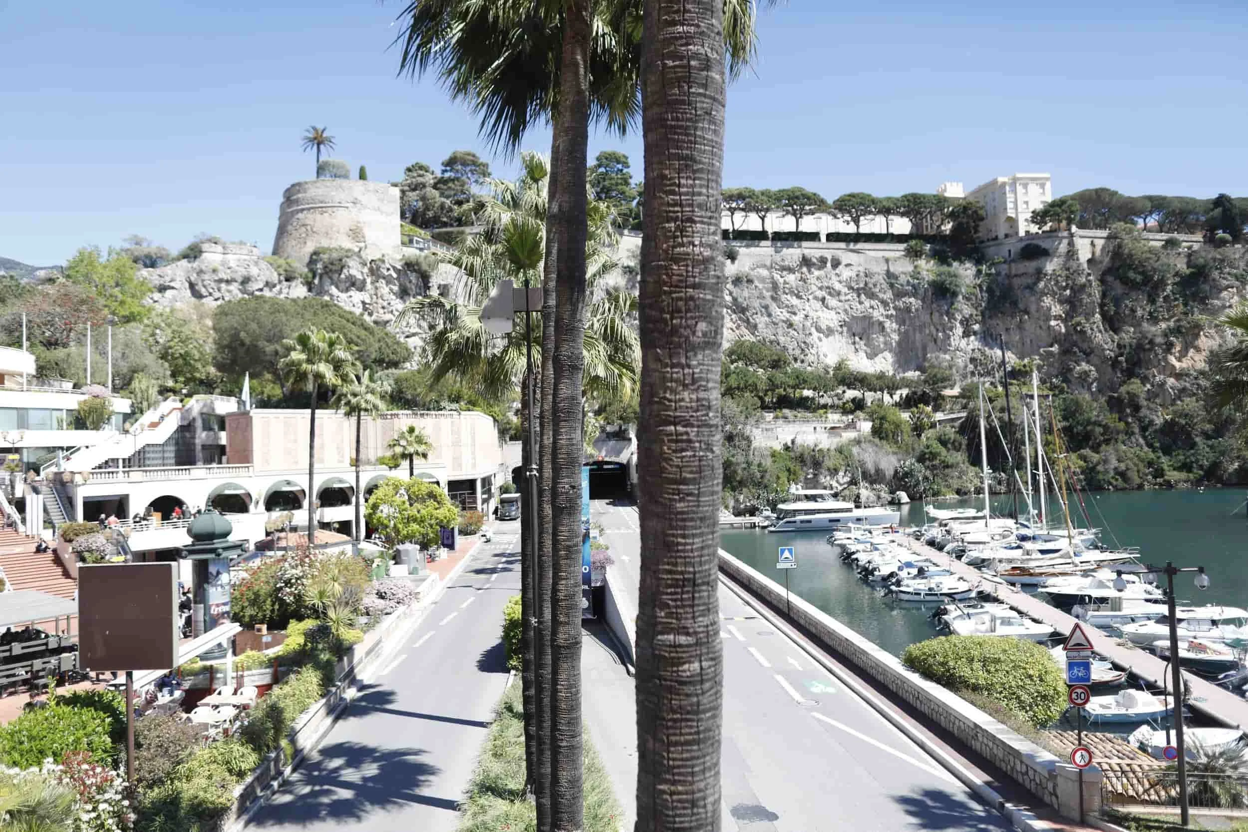 Port de Fontvielle in Monaco