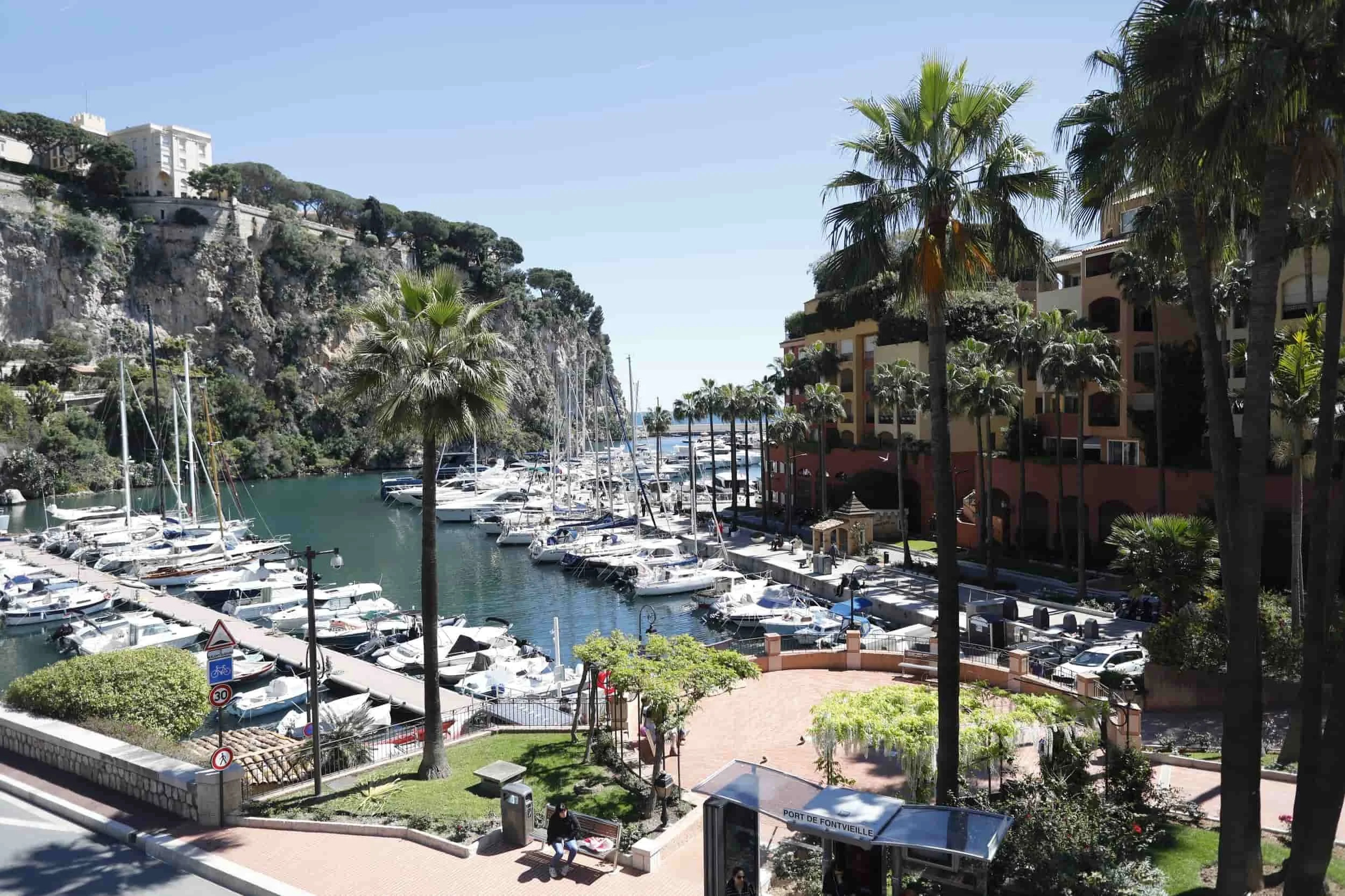 Port de Fontvielle in Monaco