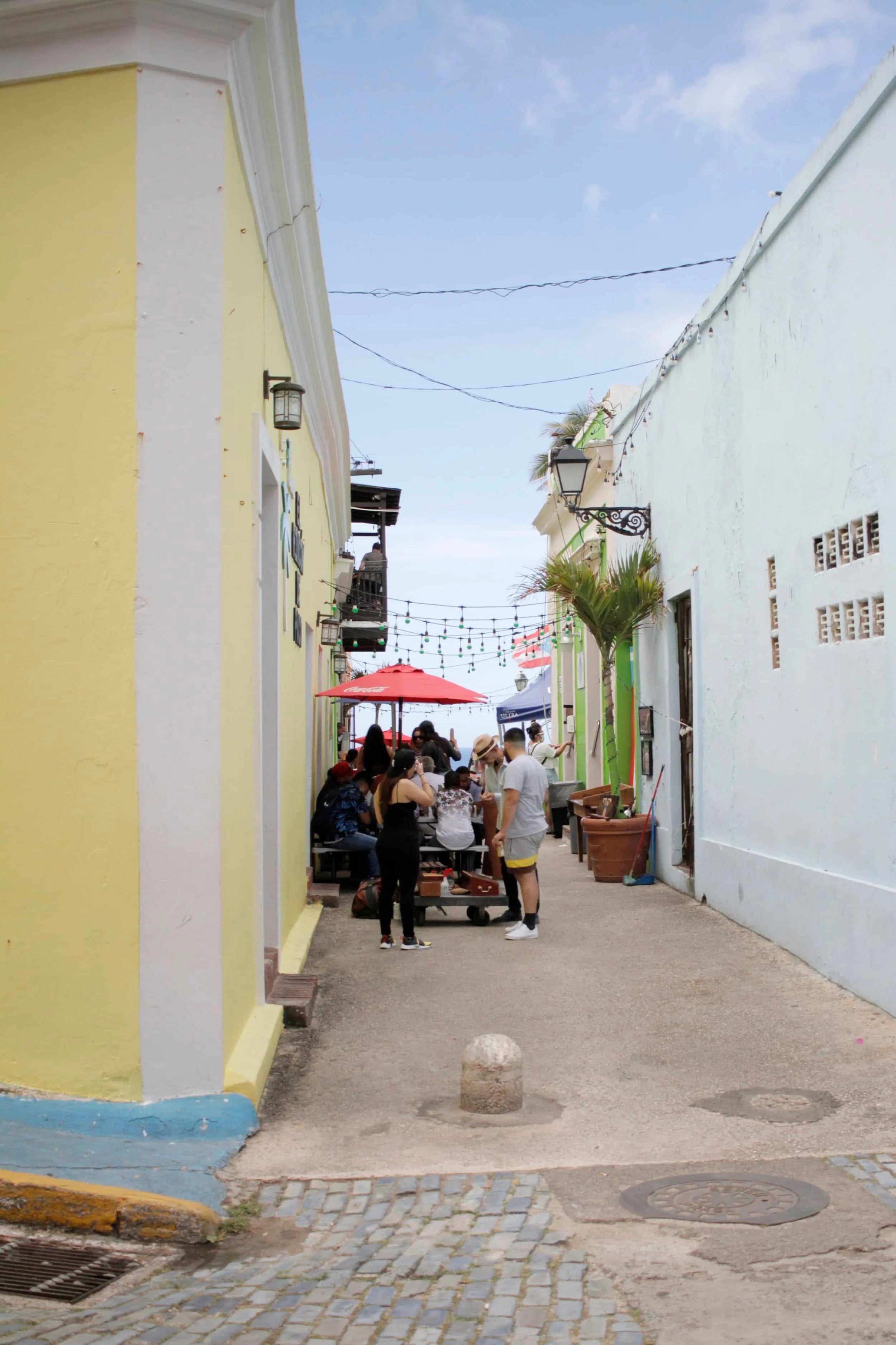 Colorful street in Viejo San Juan PR