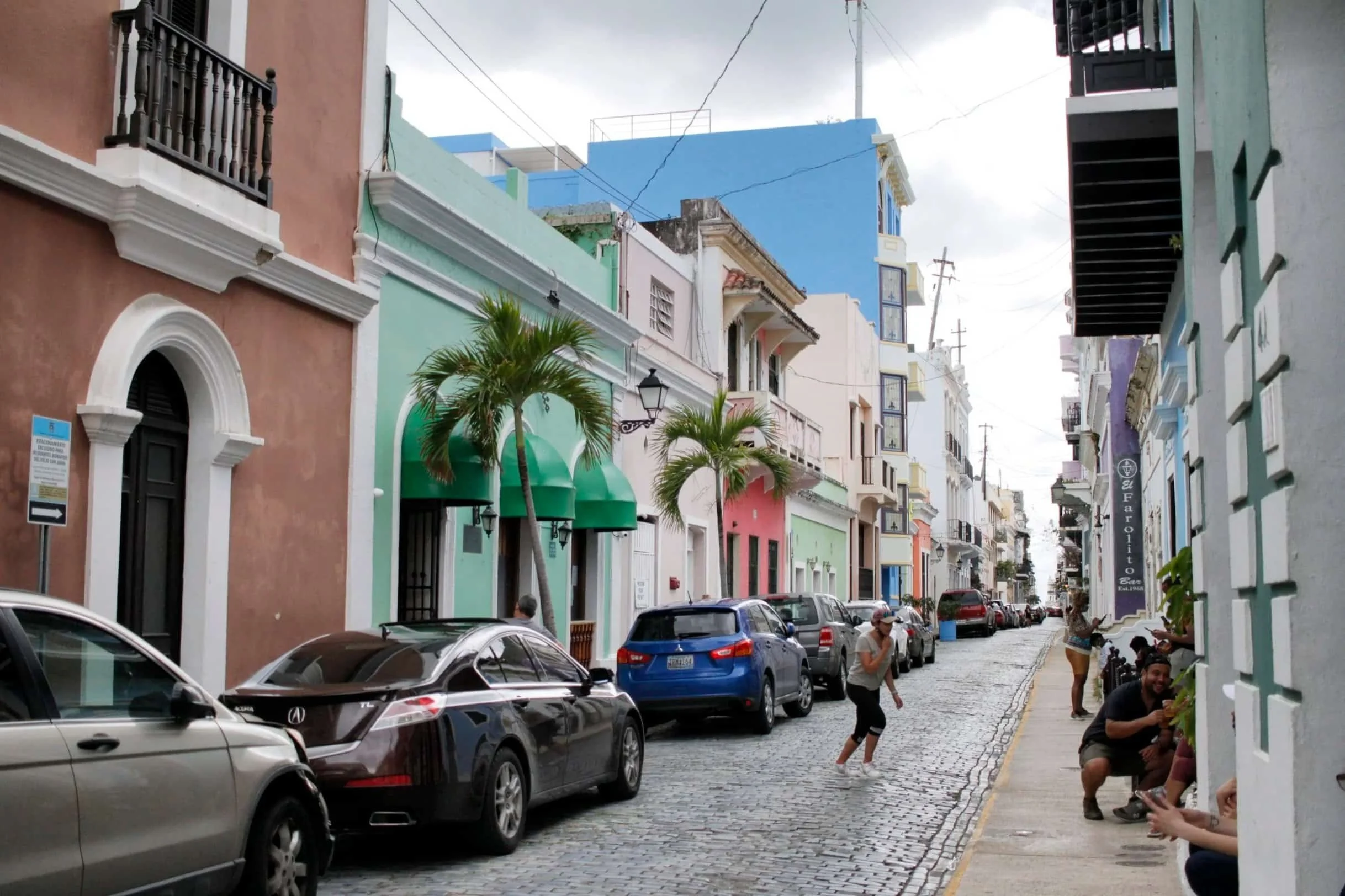 Cobblestone streets of Viejo San Juan PR