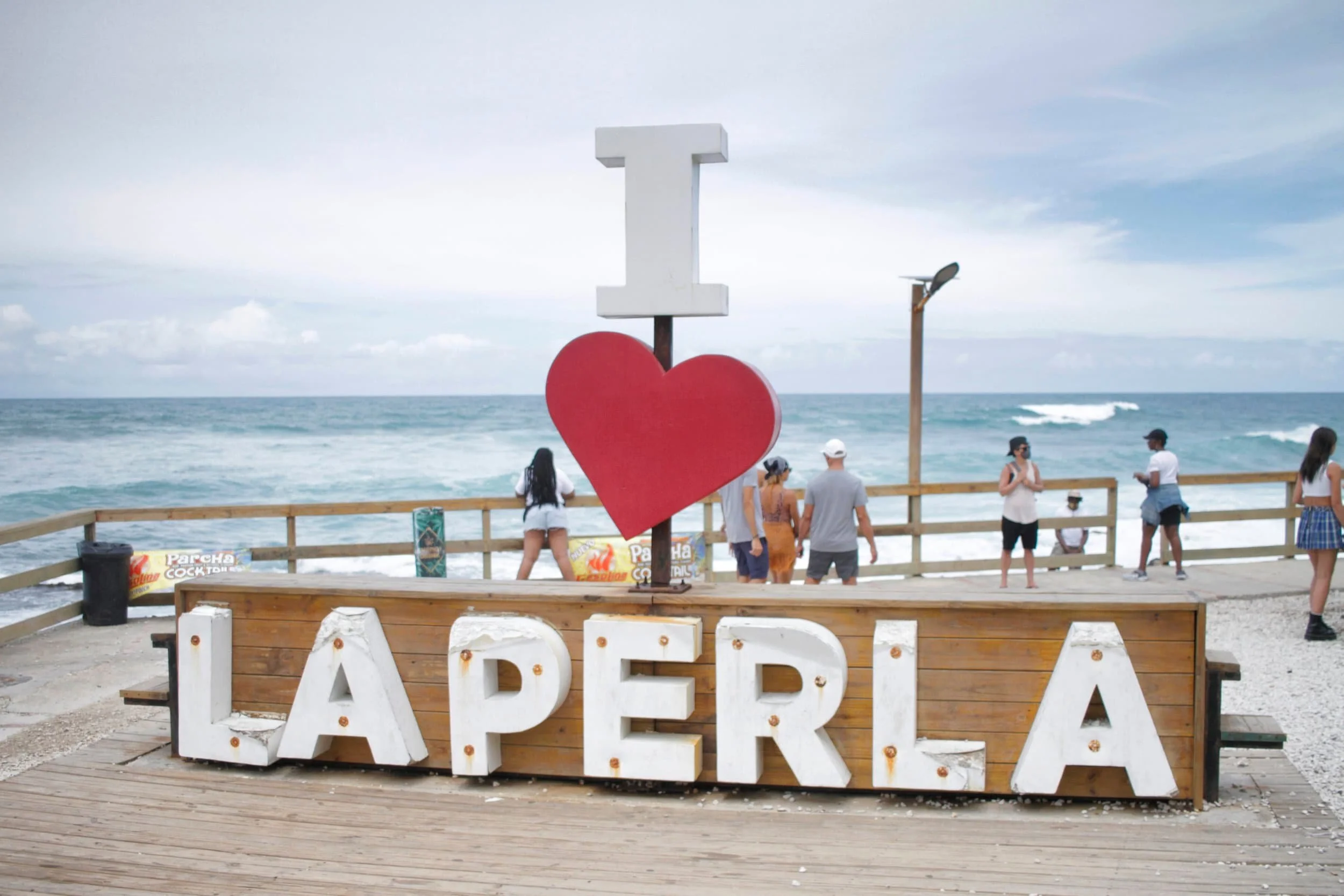 La Parla sign in Viejo San Juan PR