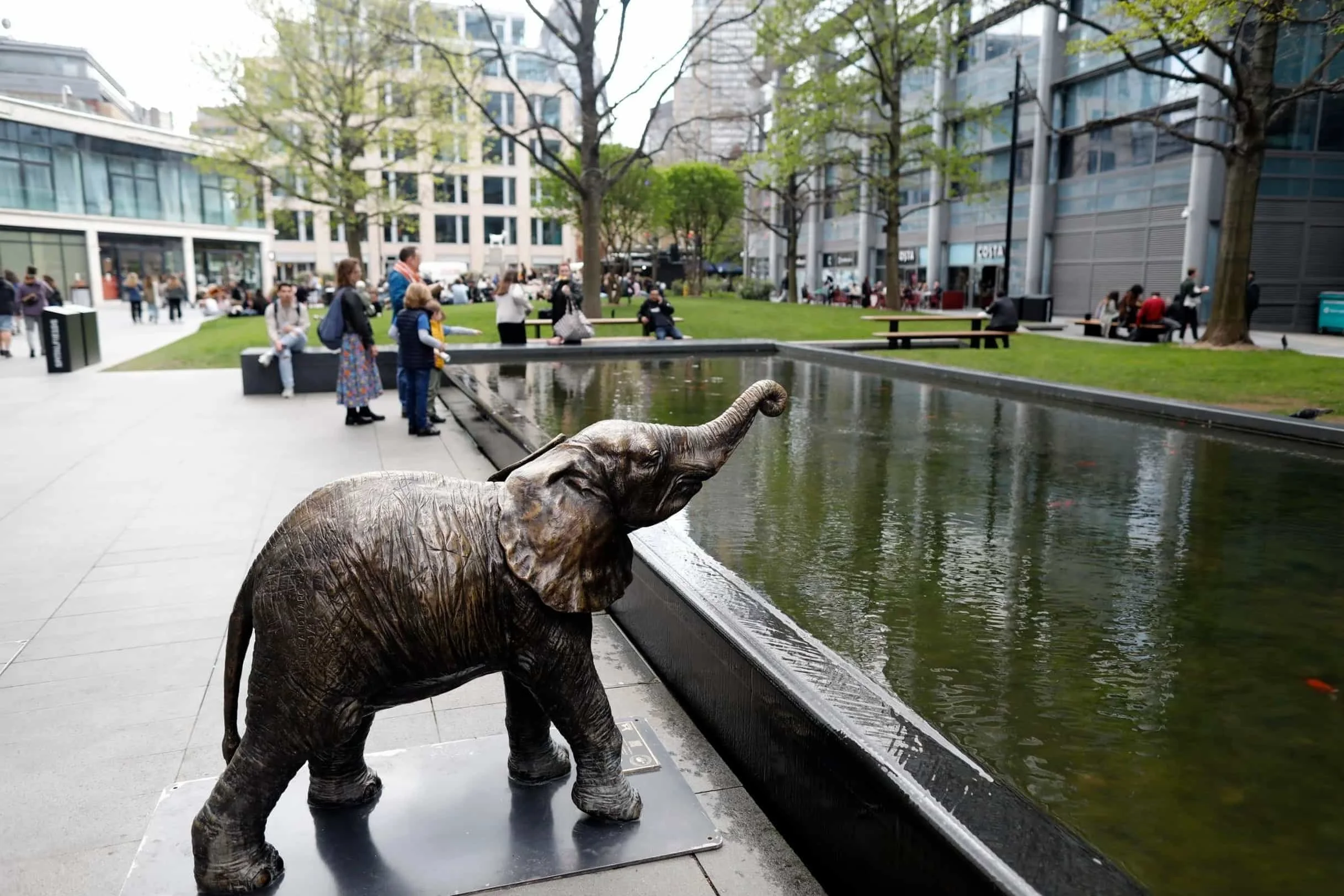 "Herd of Hope" installation by artists Gillie and Marc