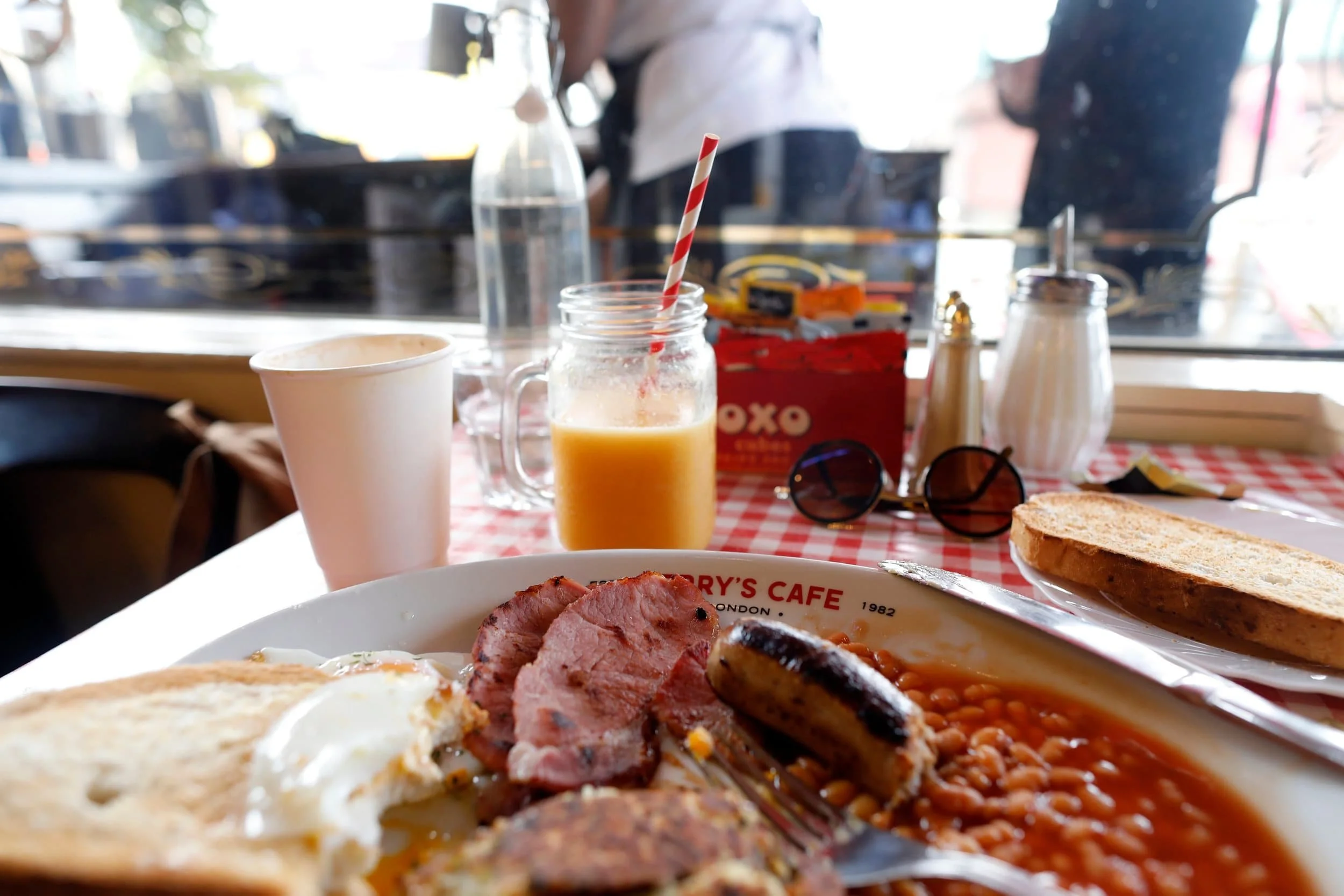 English Breakfast at Terry's in London