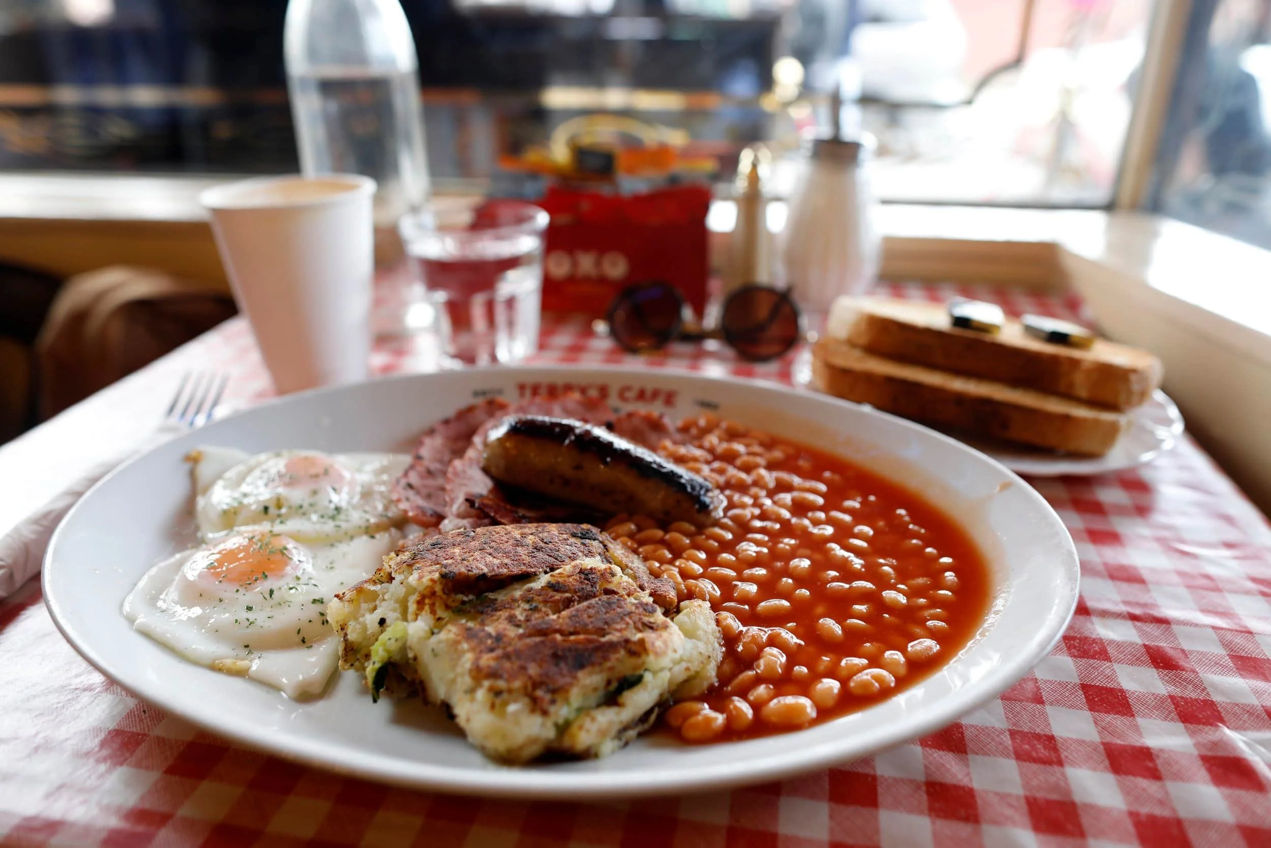 English Breakfast at Terry's in London