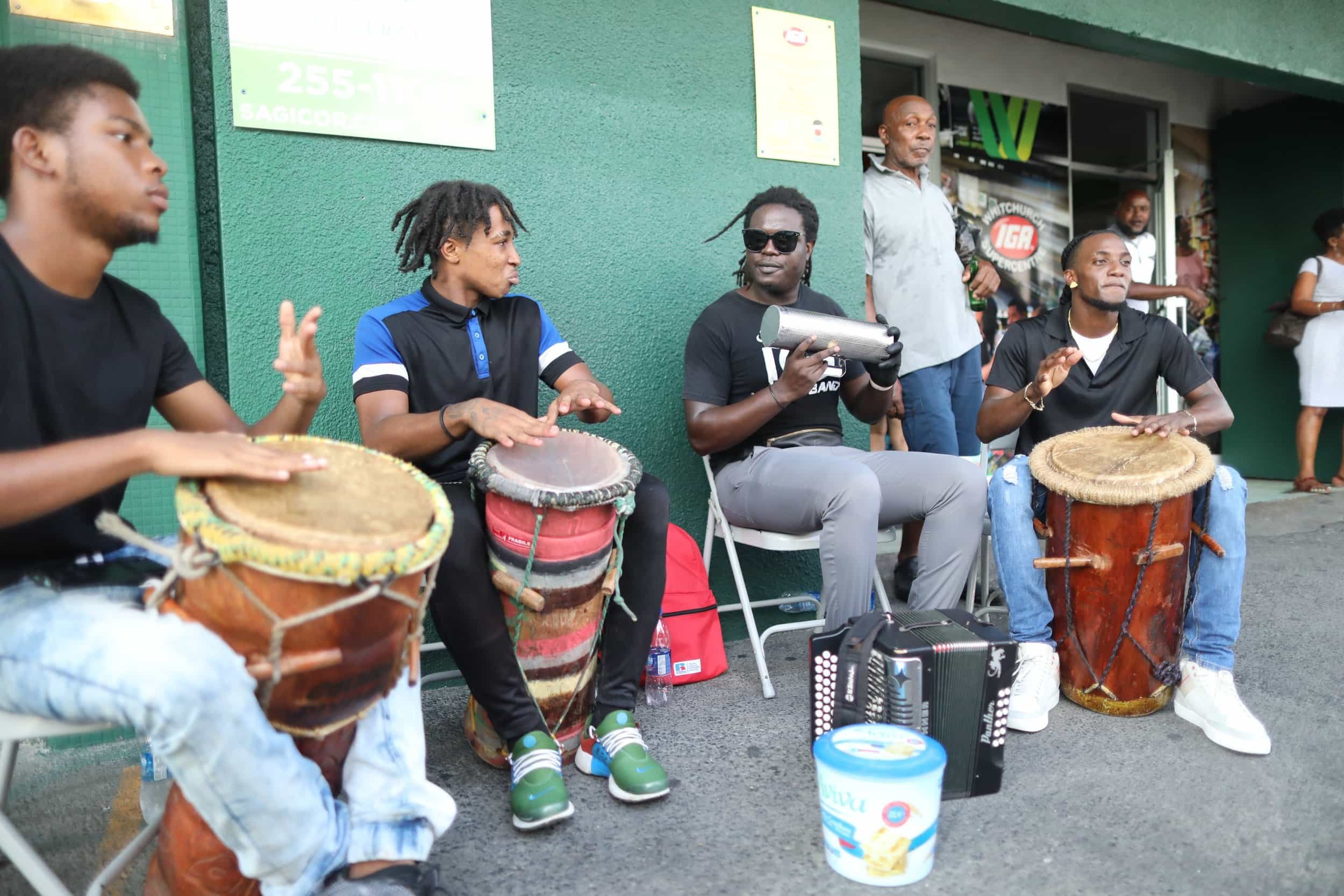 Downtown Dominica island