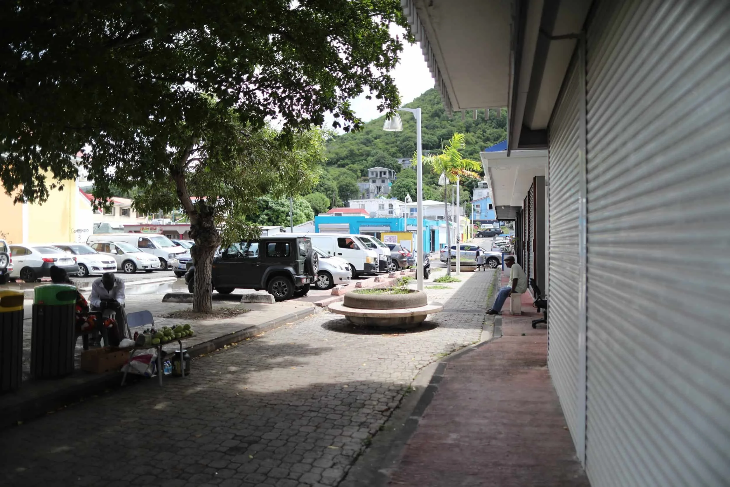 streets of Marigot in Saint Martin