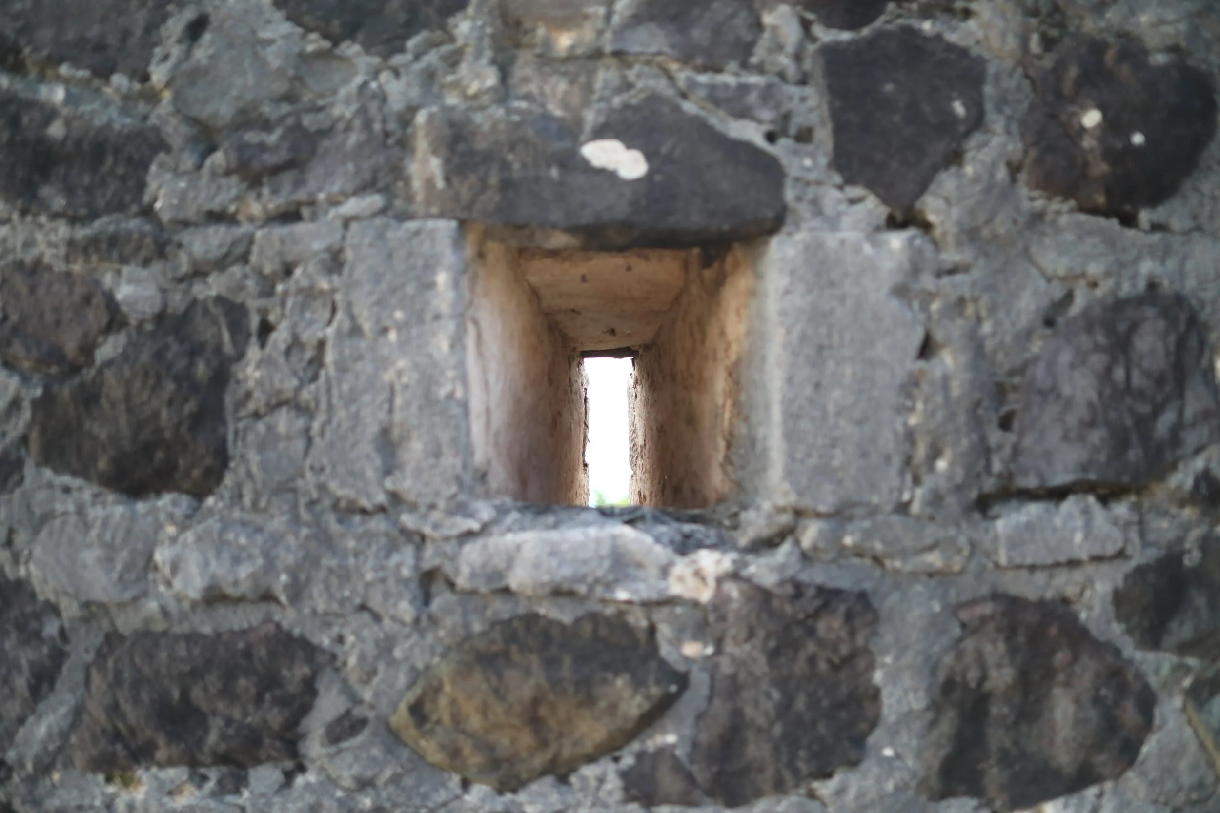 Stone walls at Fort St. Louis