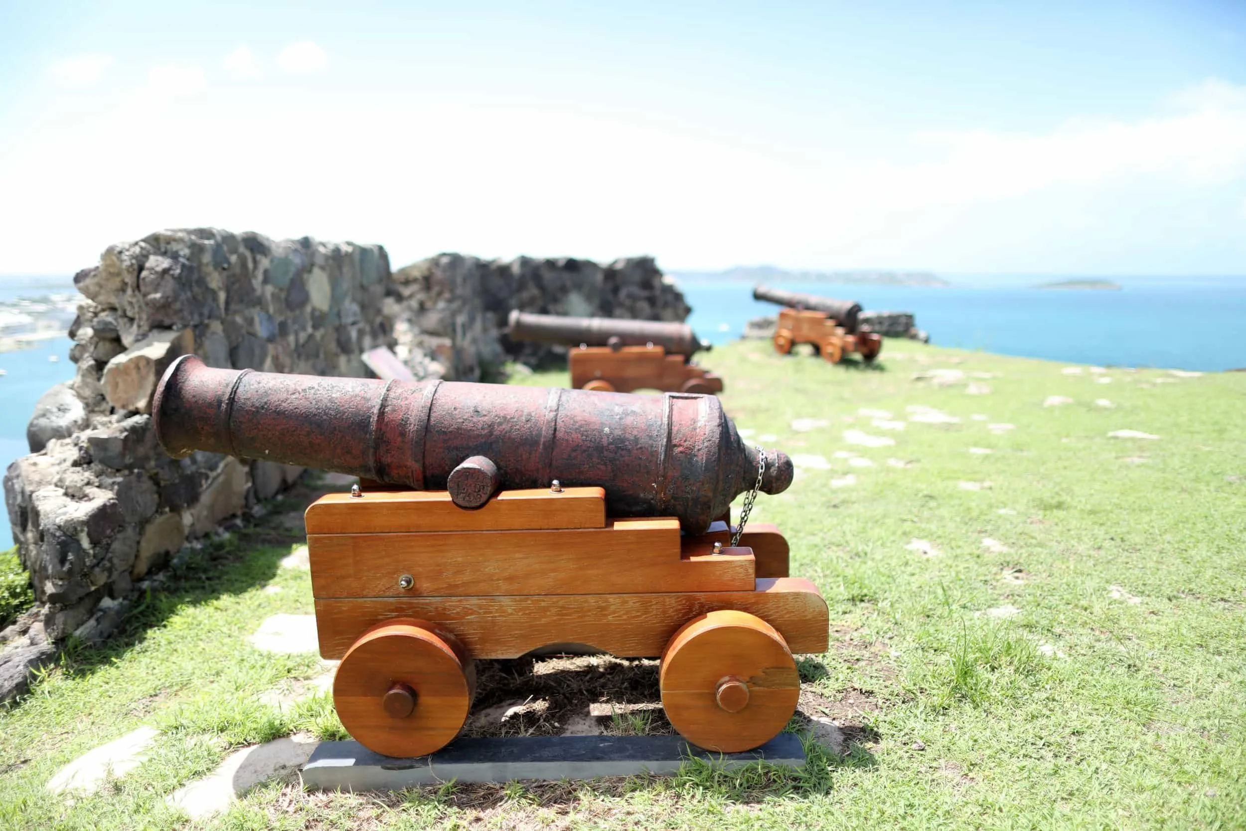 Cannon at Fort St. Louis in Saint Martin