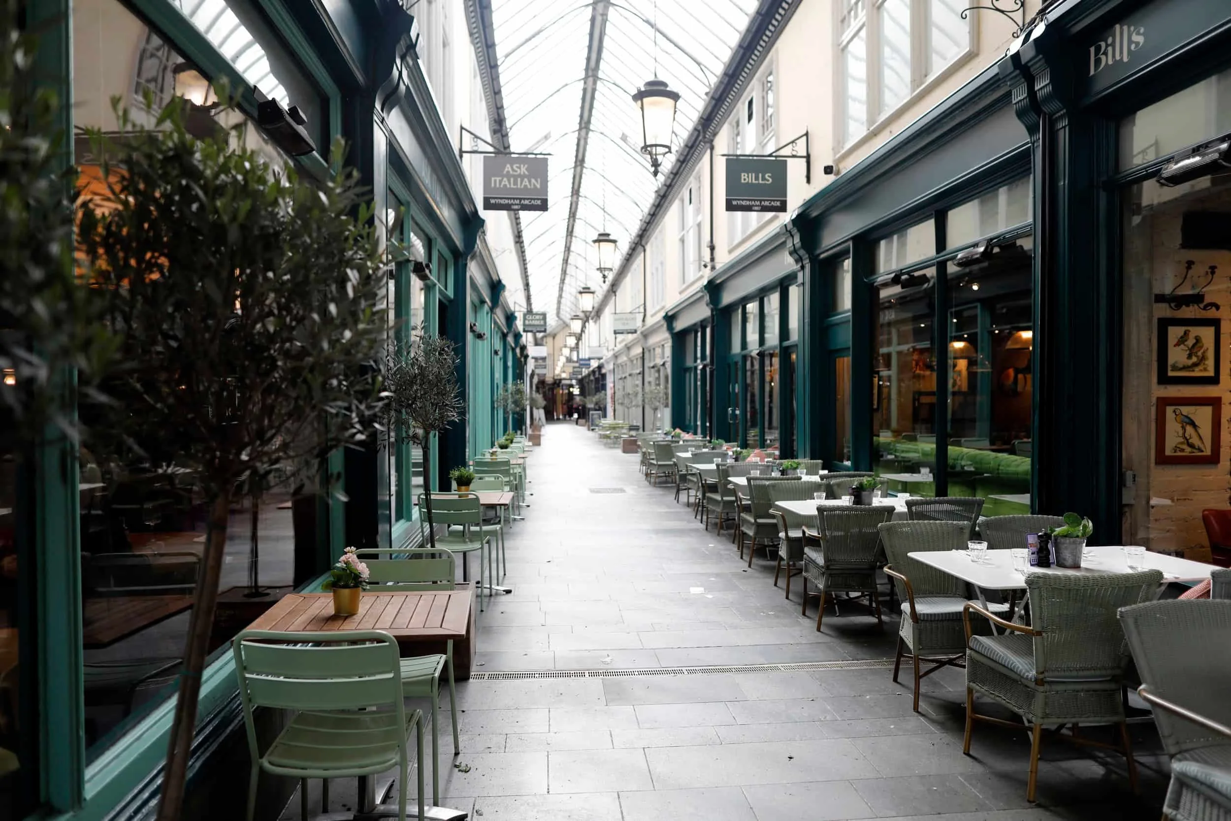 Cardiff arcades in Cardiff UK