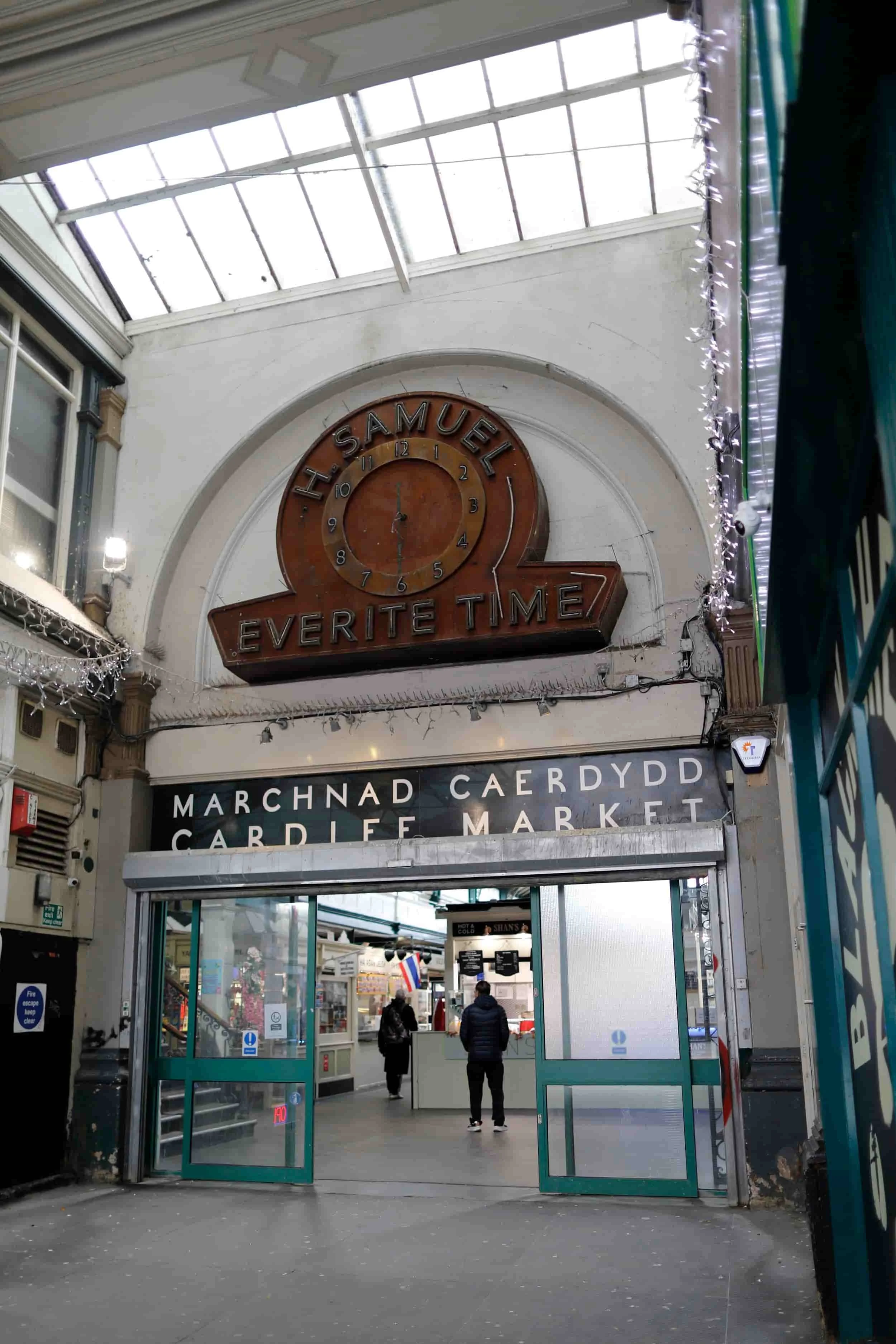 Cardiff Market in Cardiff UK